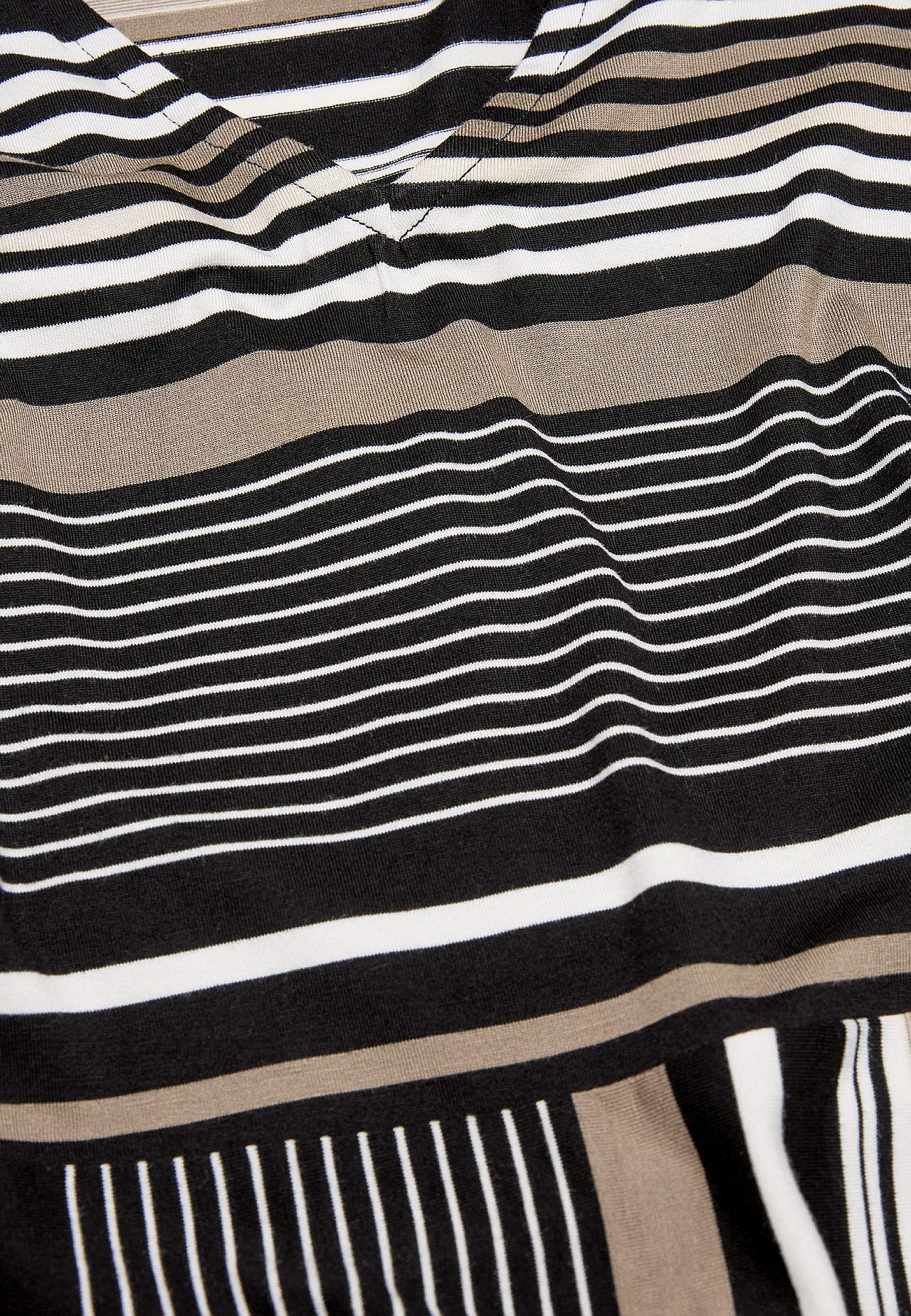 Striped jersey top