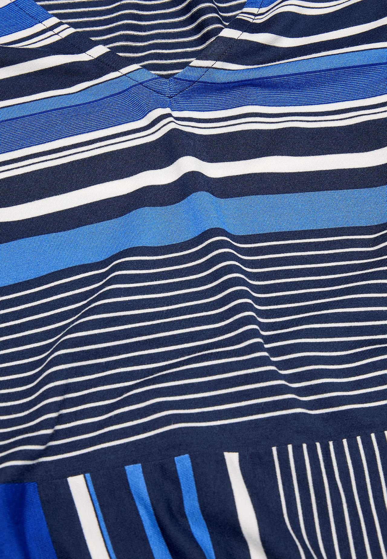 Striped jersey top