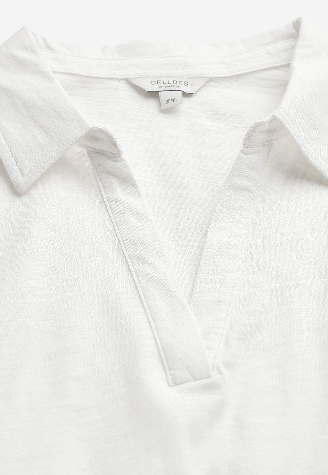 Jersey top with collar