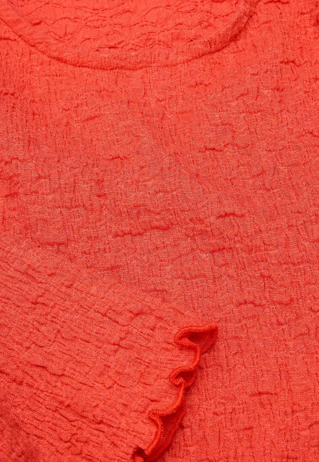Jersey top with structure