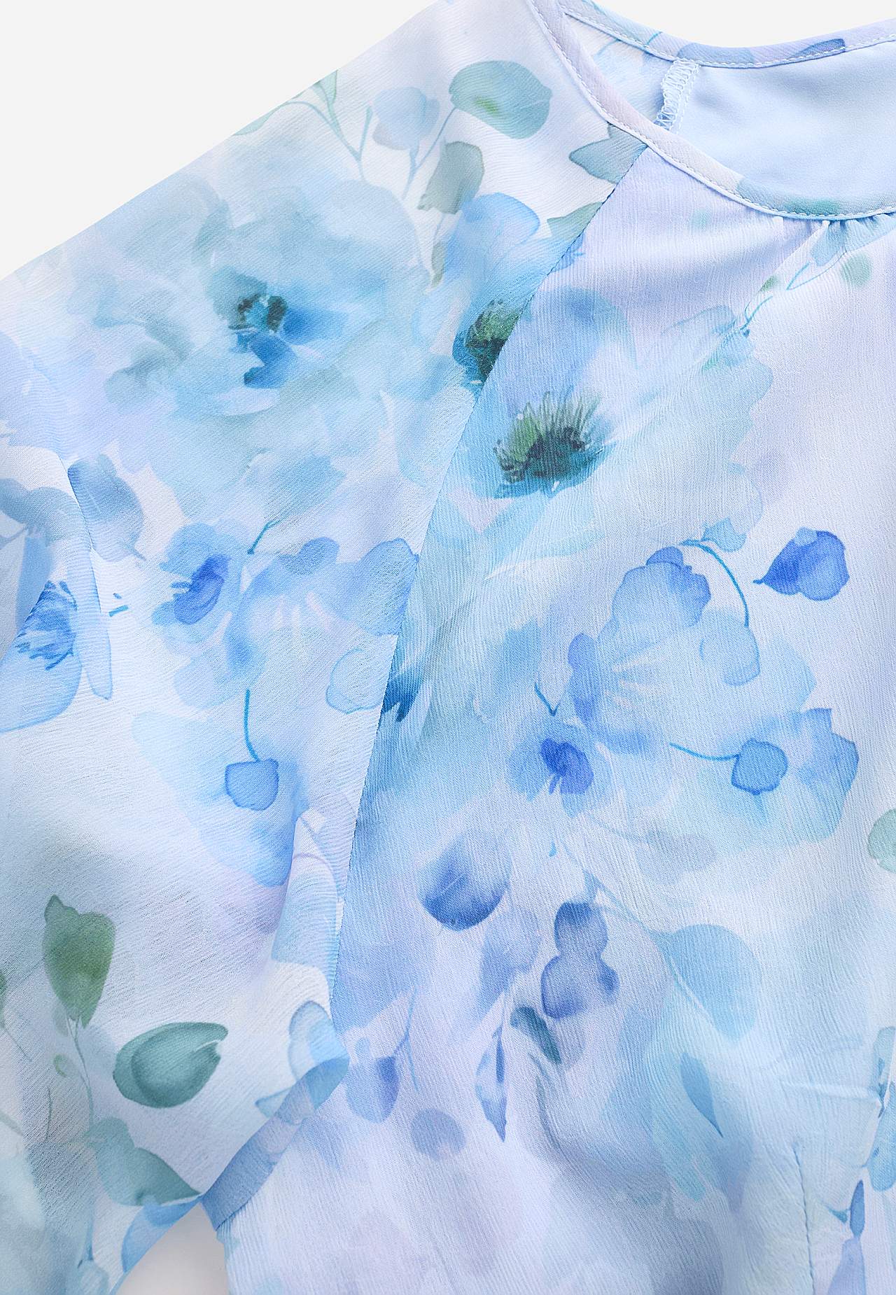 Floral chiffon dress