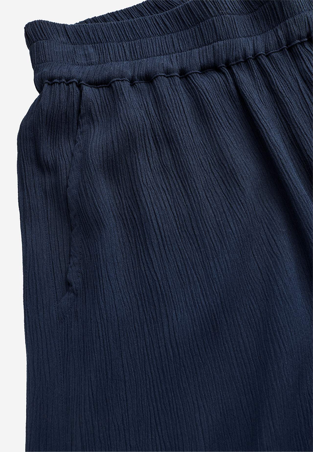 Crepe culotte trousers