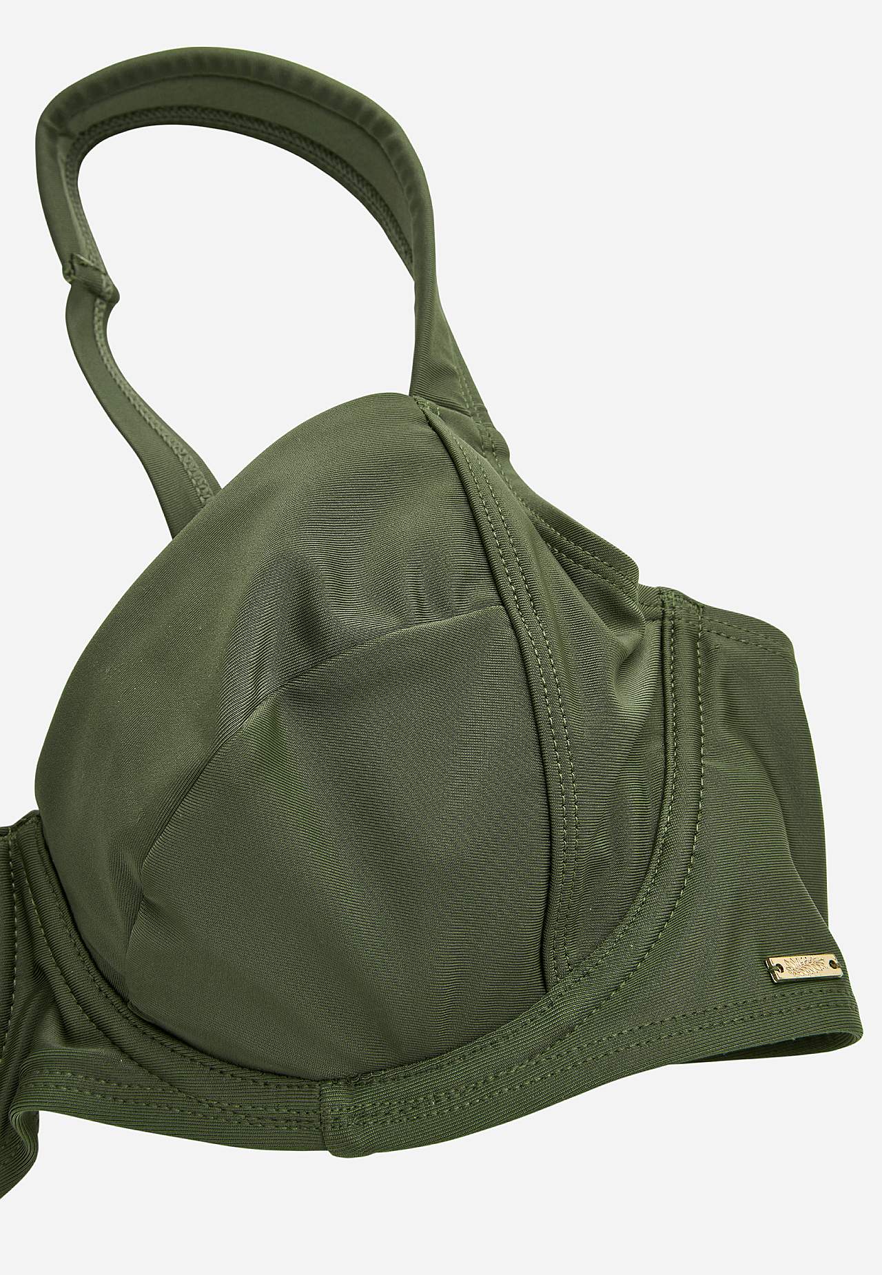 Solid color bikini bra