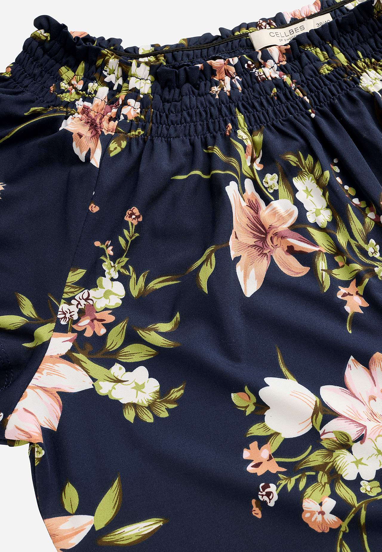 Jersey dress with a flower pattern