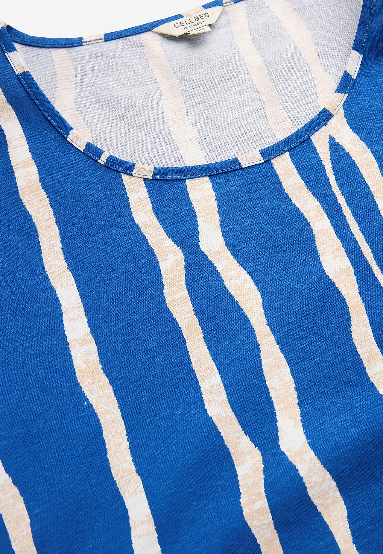Patterned jersey dress with pockets