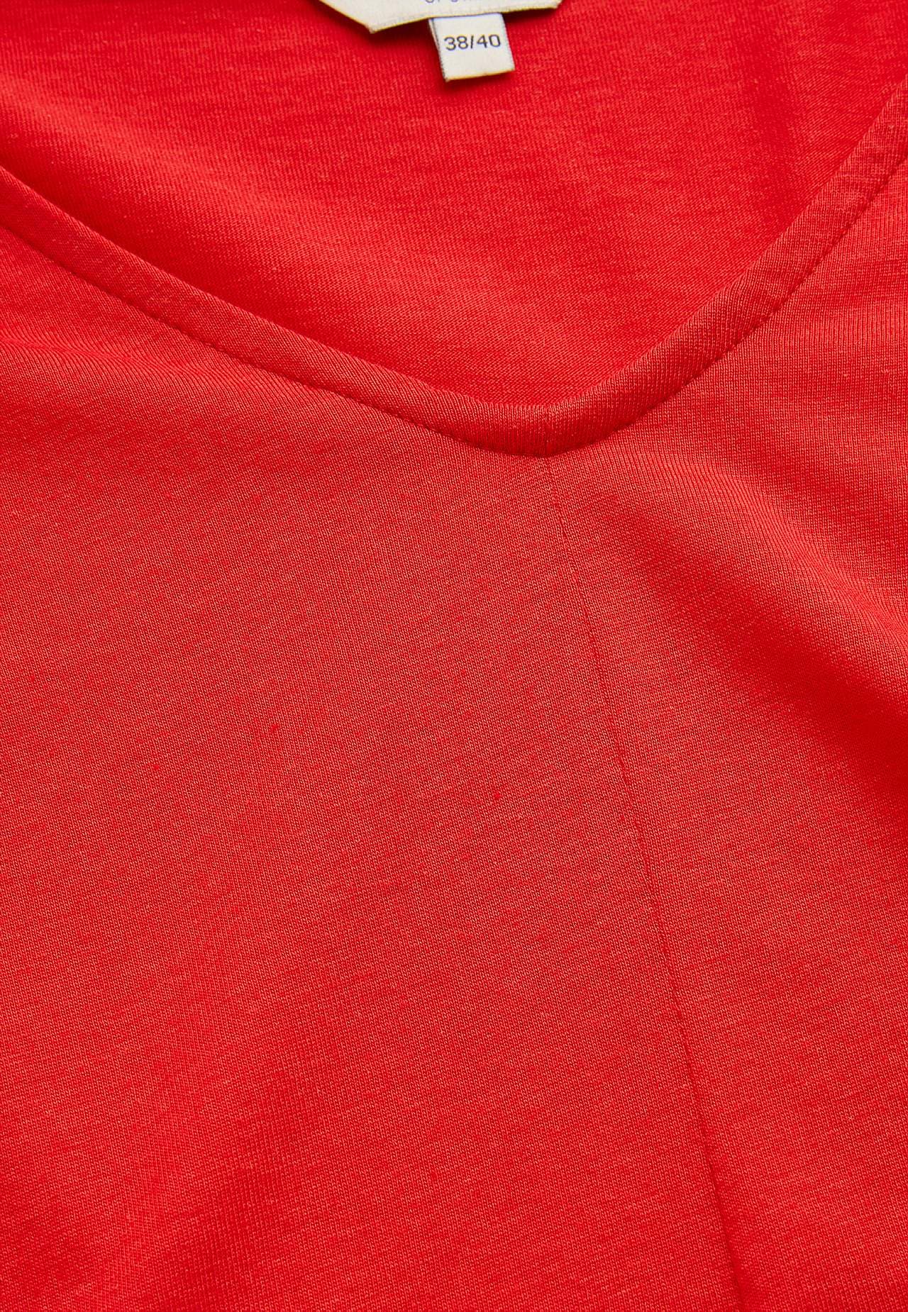 Jersey tuniq with flattering pleat