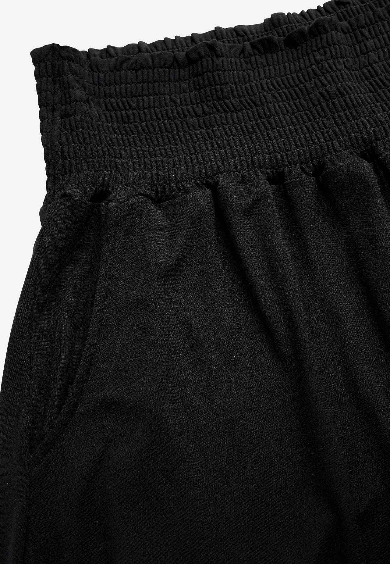 Jersey skirt with pockets