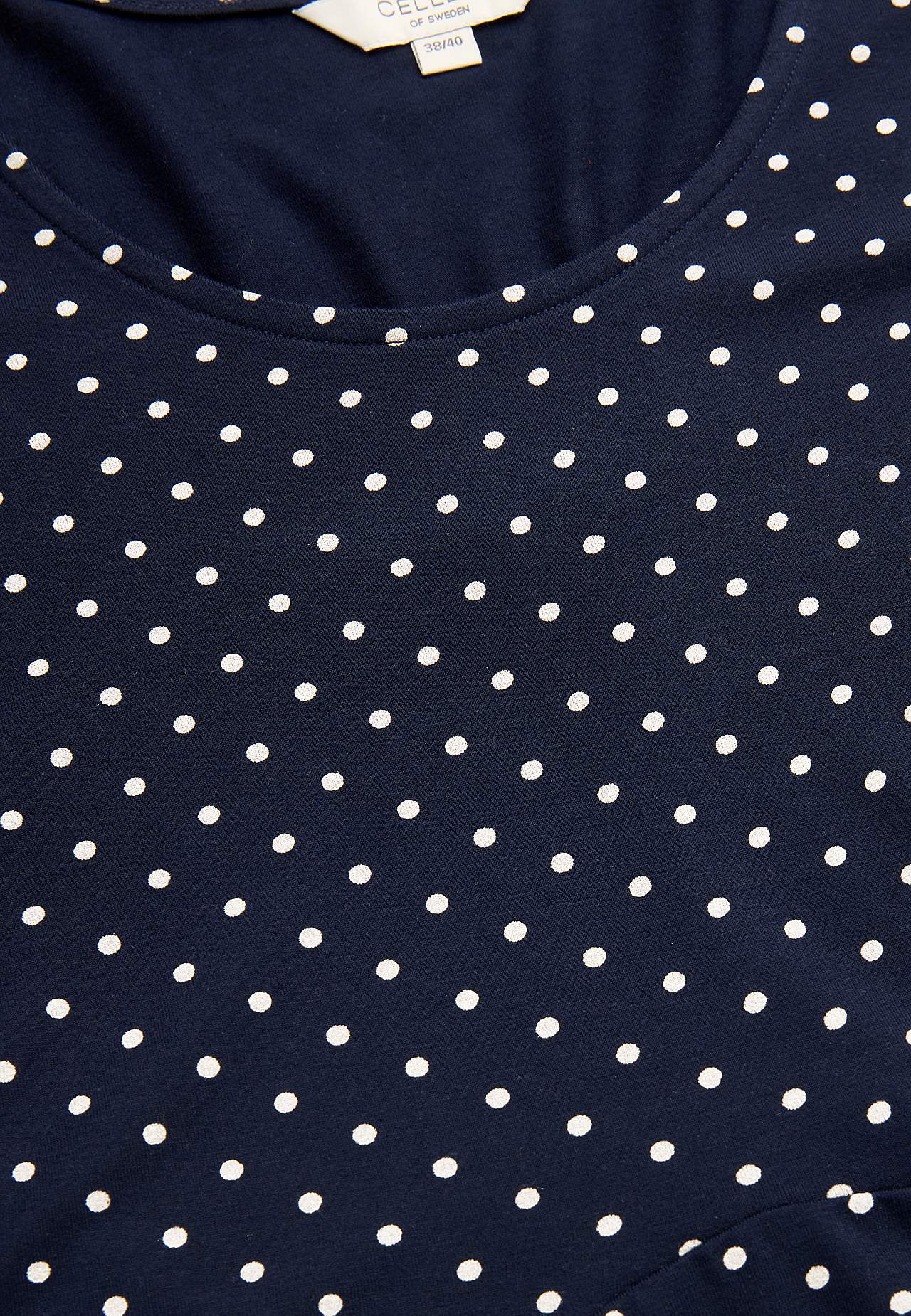 Patterned jersey top