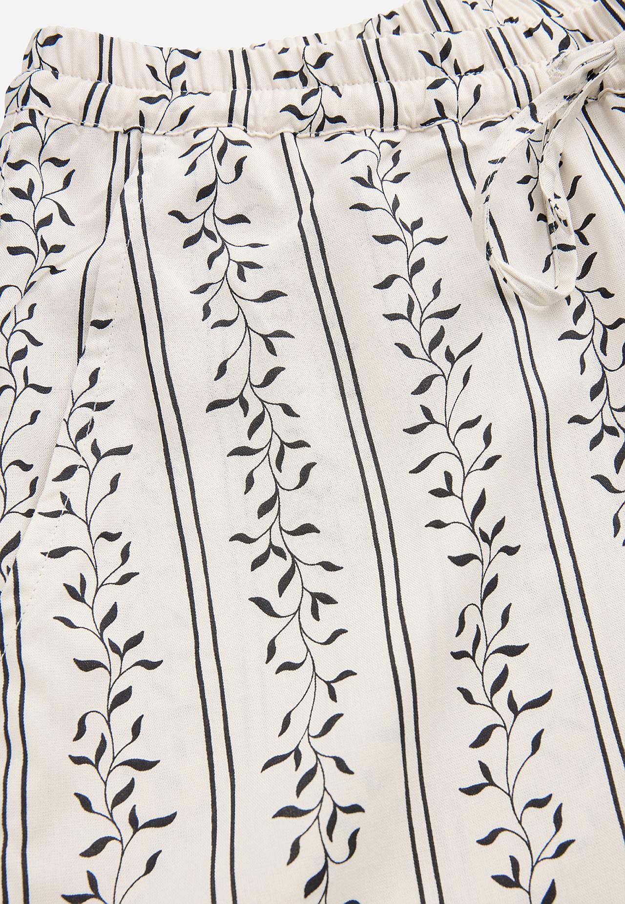 Patterned culotte trousers
