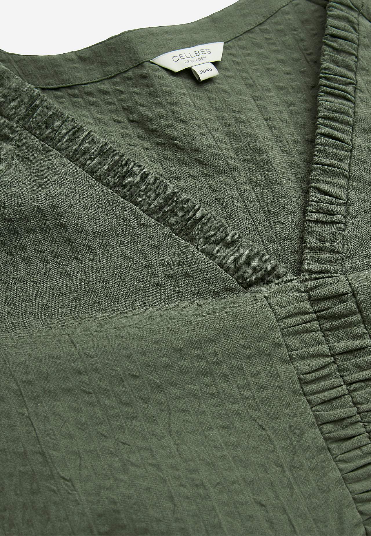 Dress in seersucker