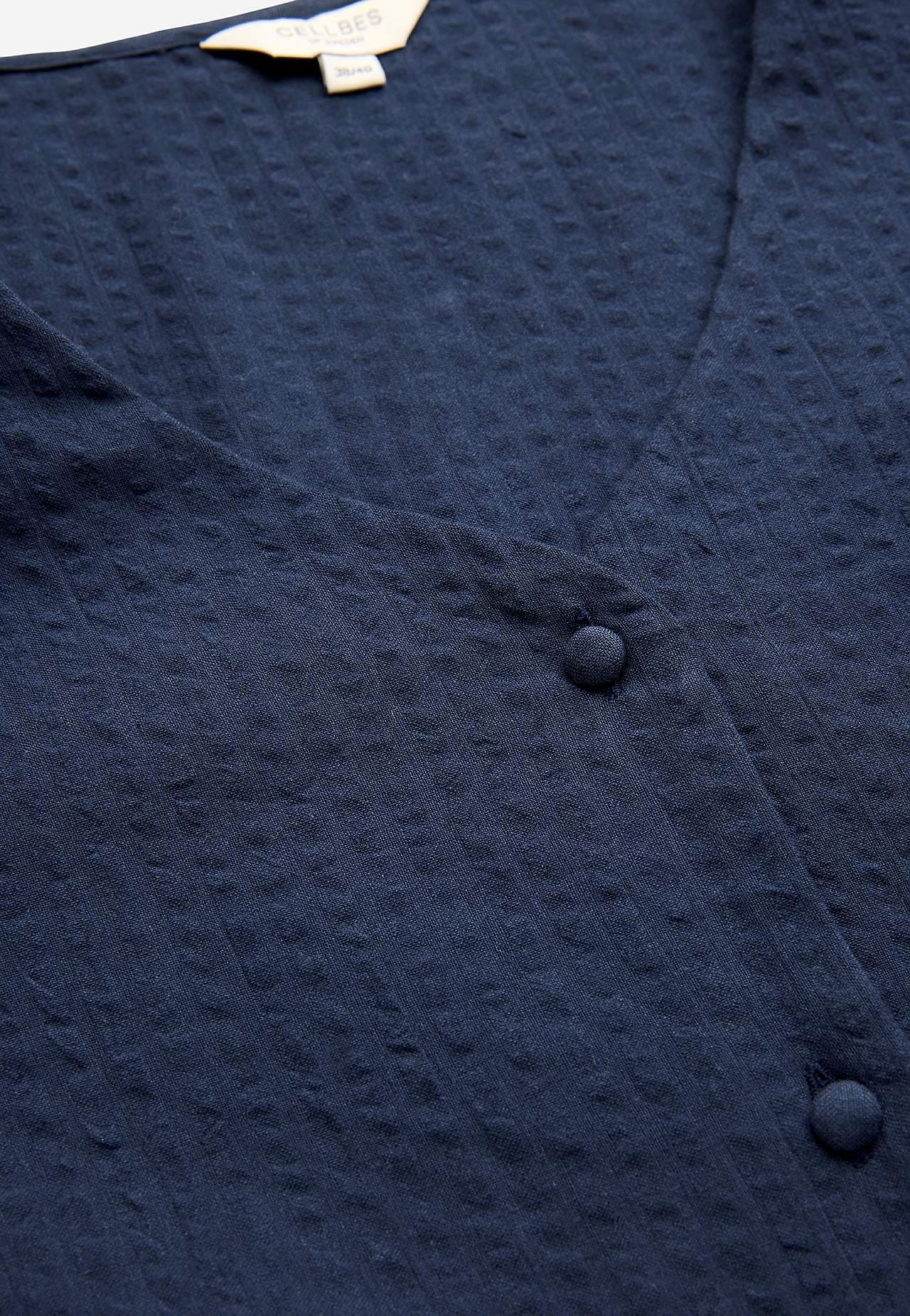 Blouse in seersucker