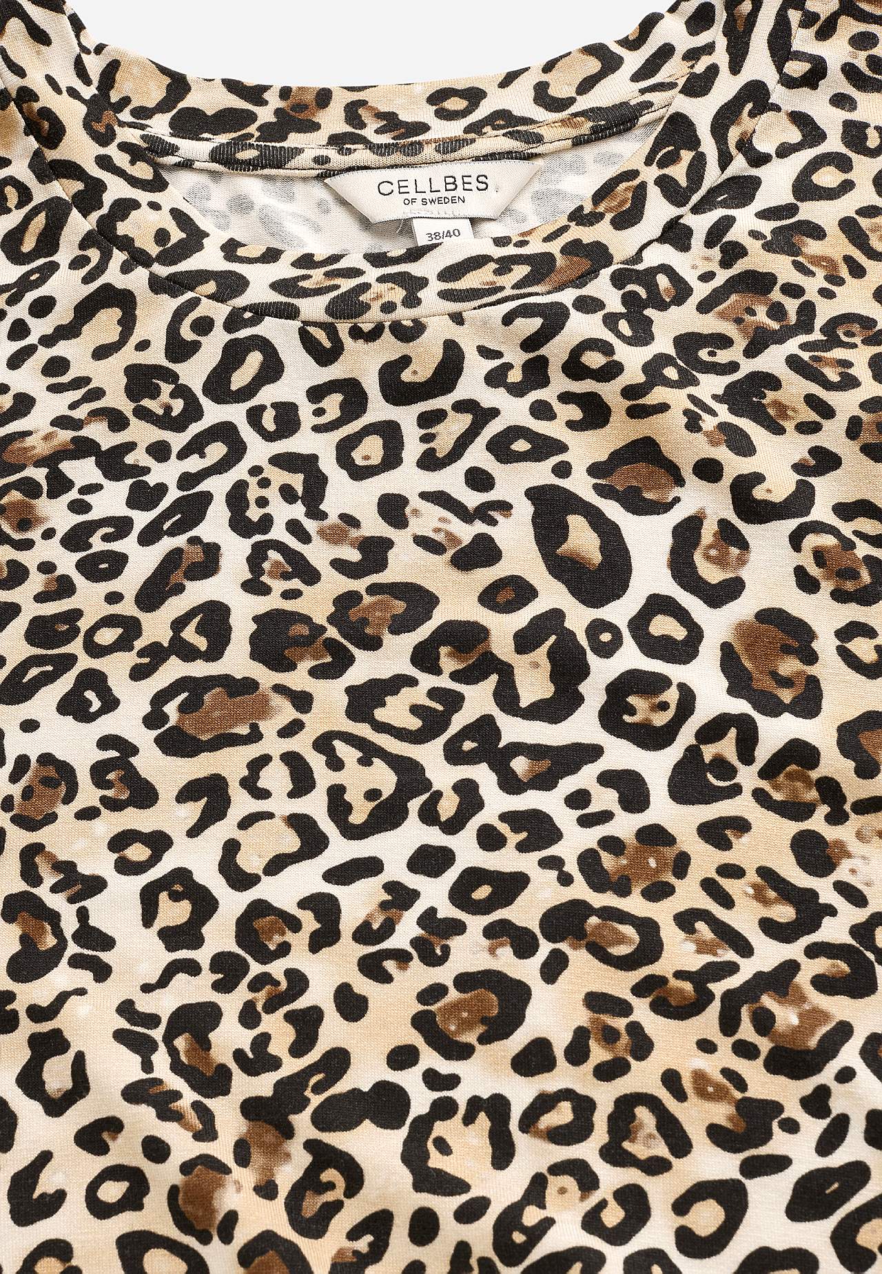 Leopard jersey dress