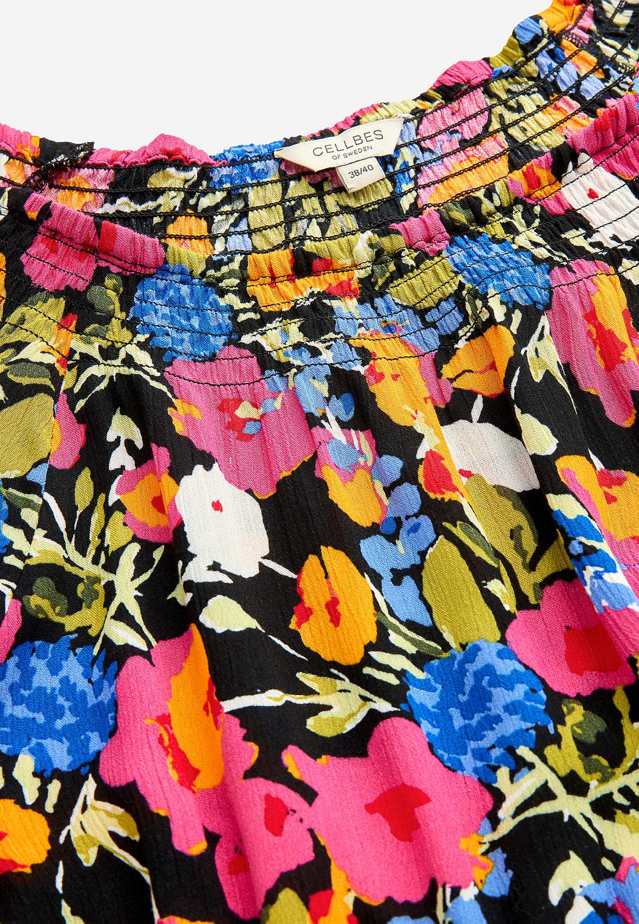 Dress in viscose crepe