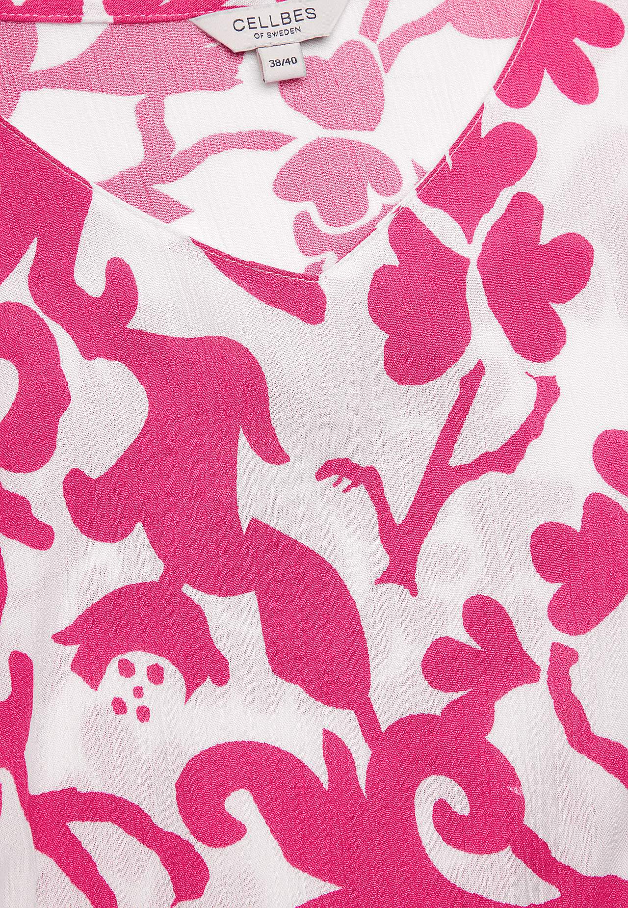 Blouse in viscose crepe