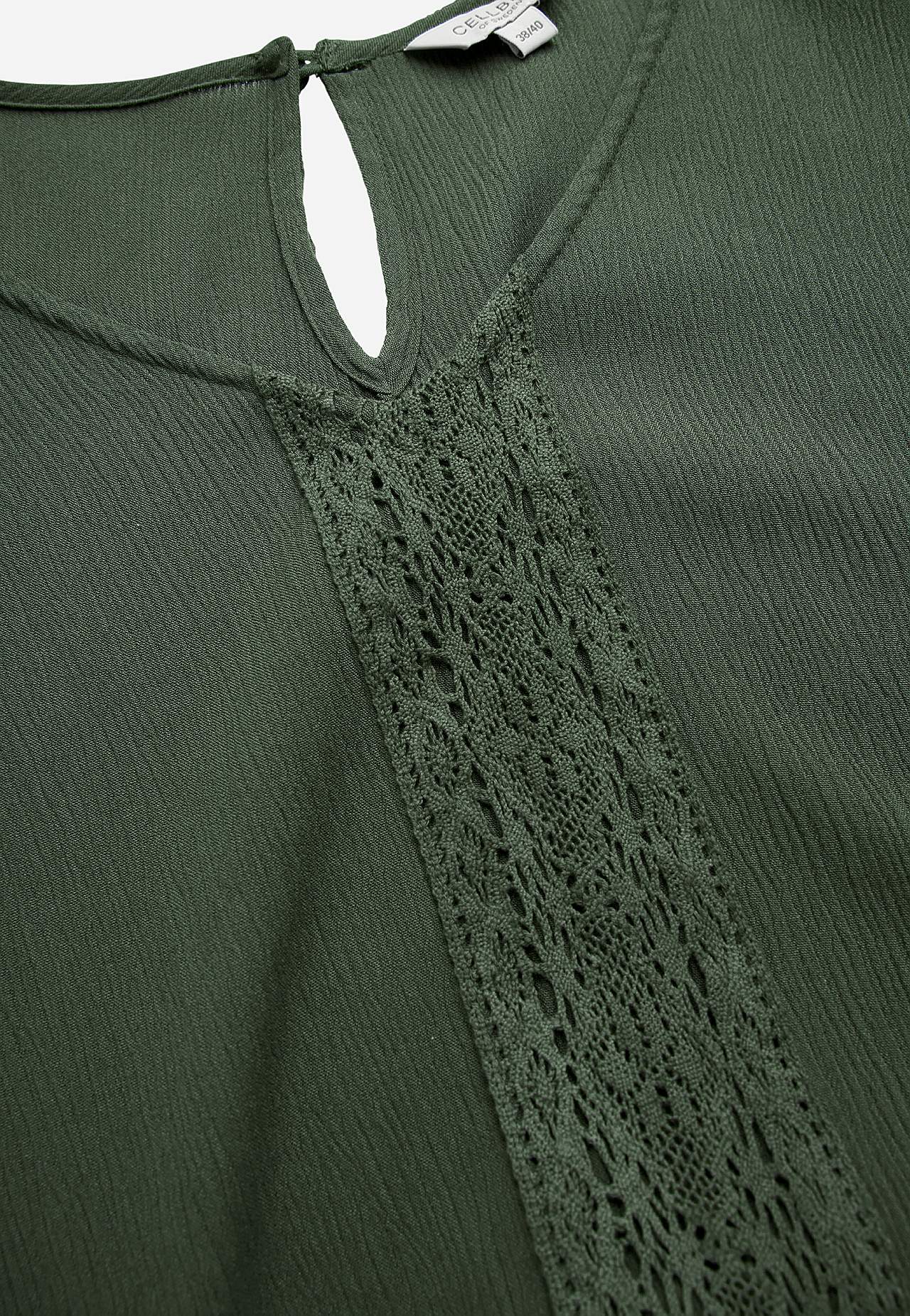 Crepe dress with pockets