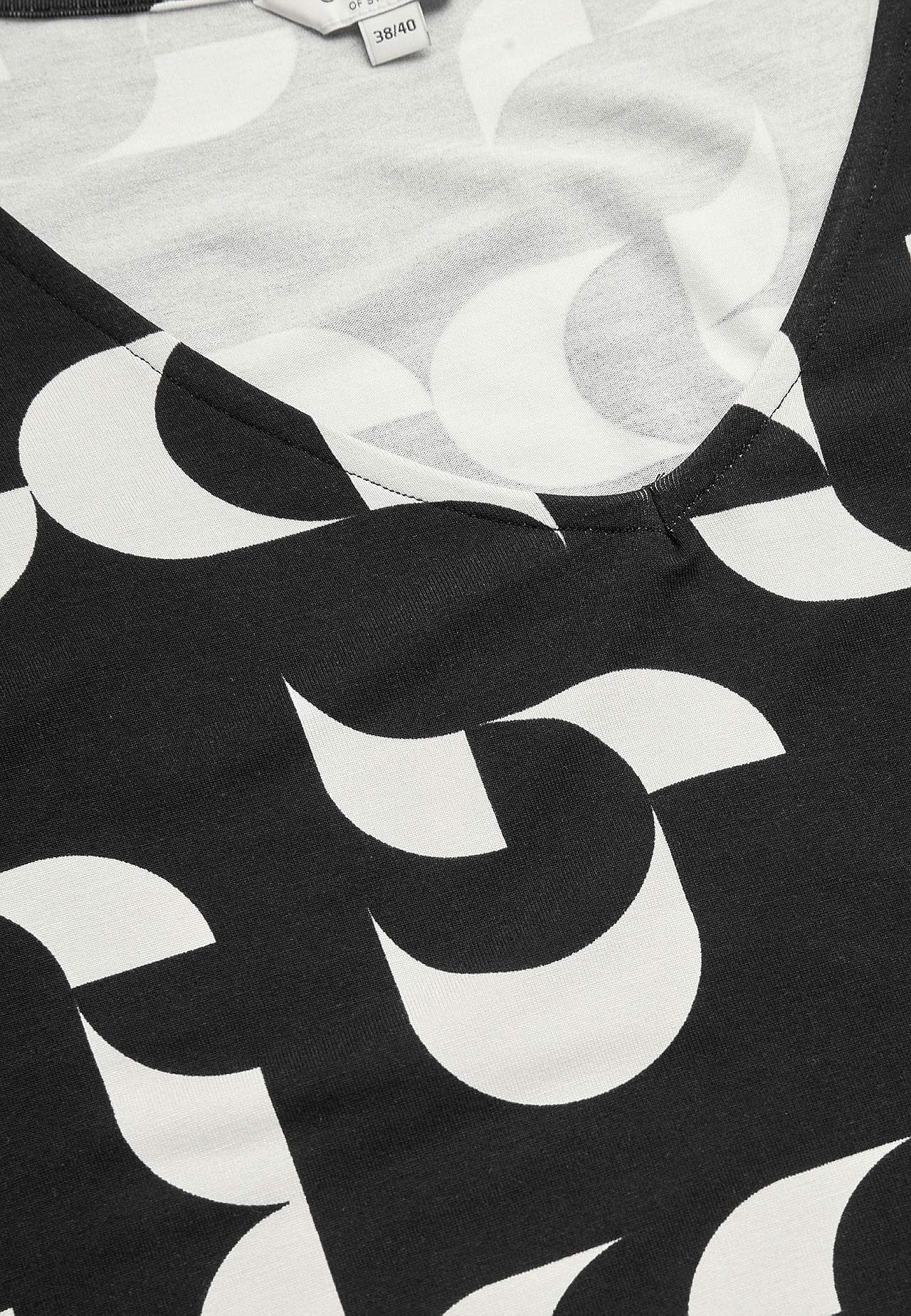 Patterned viscose dress
