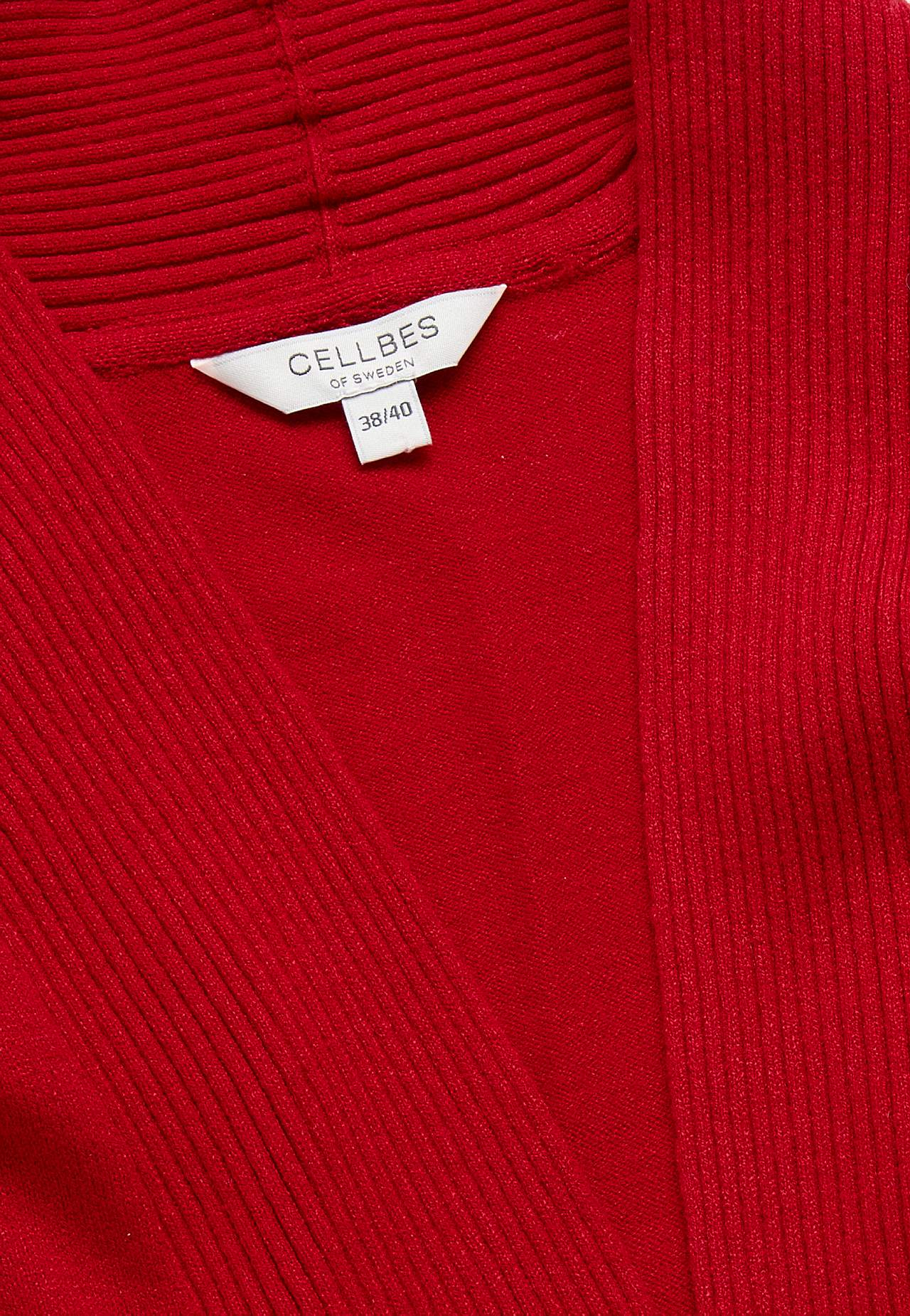 Finstickad cardigan