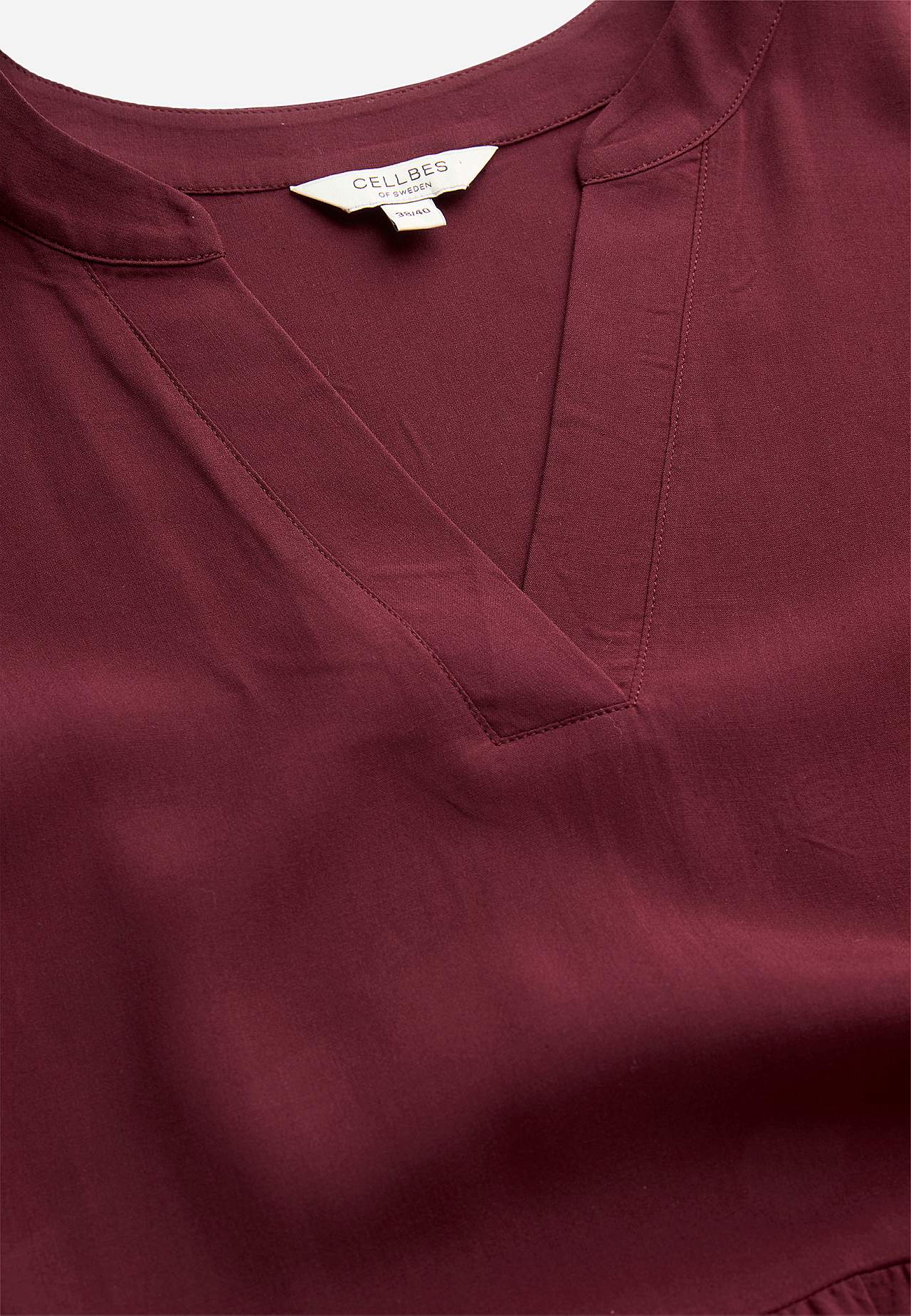 Dress with flounces
