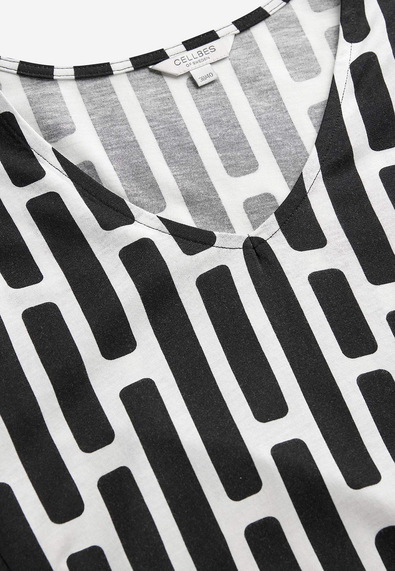 Patterned jersey tuniq