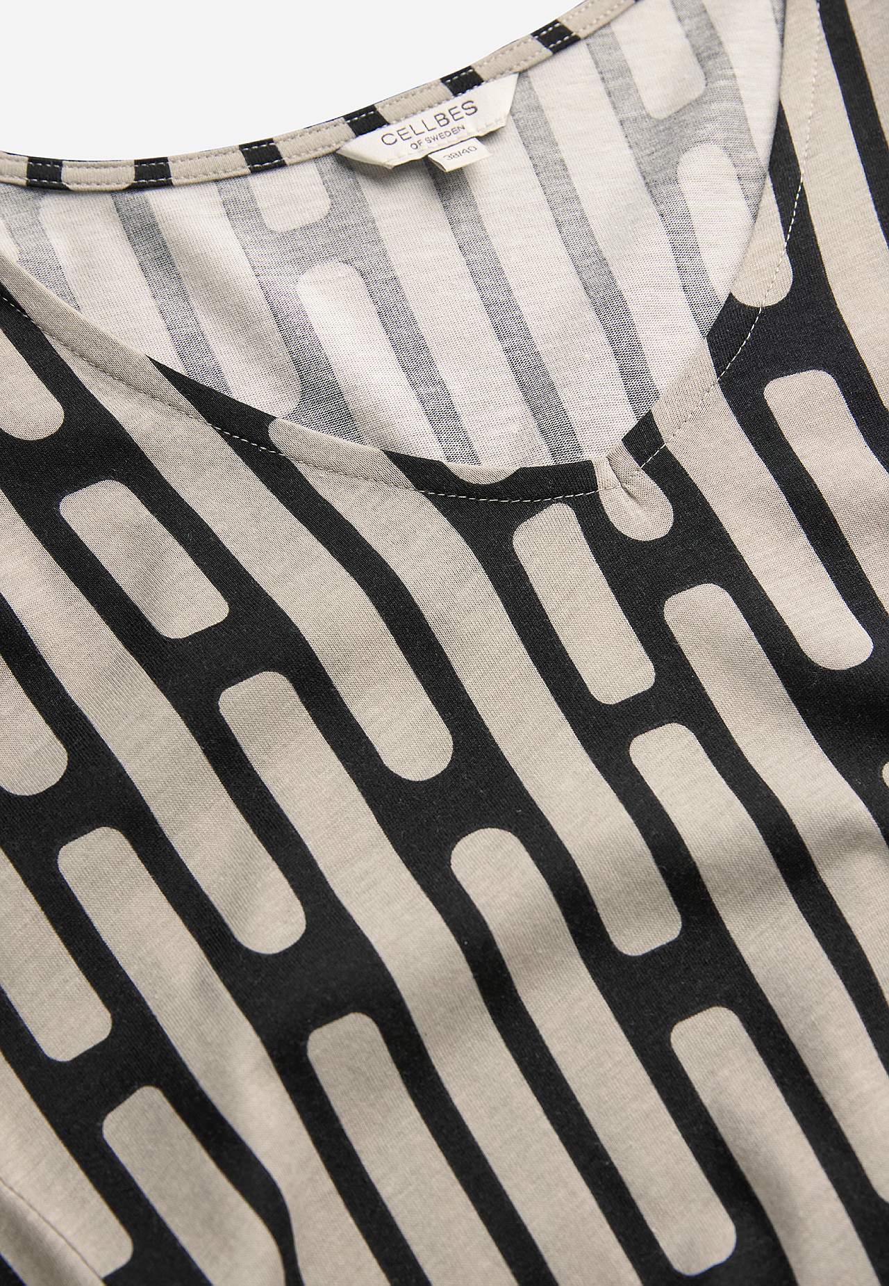 Patterned jersey tuniq