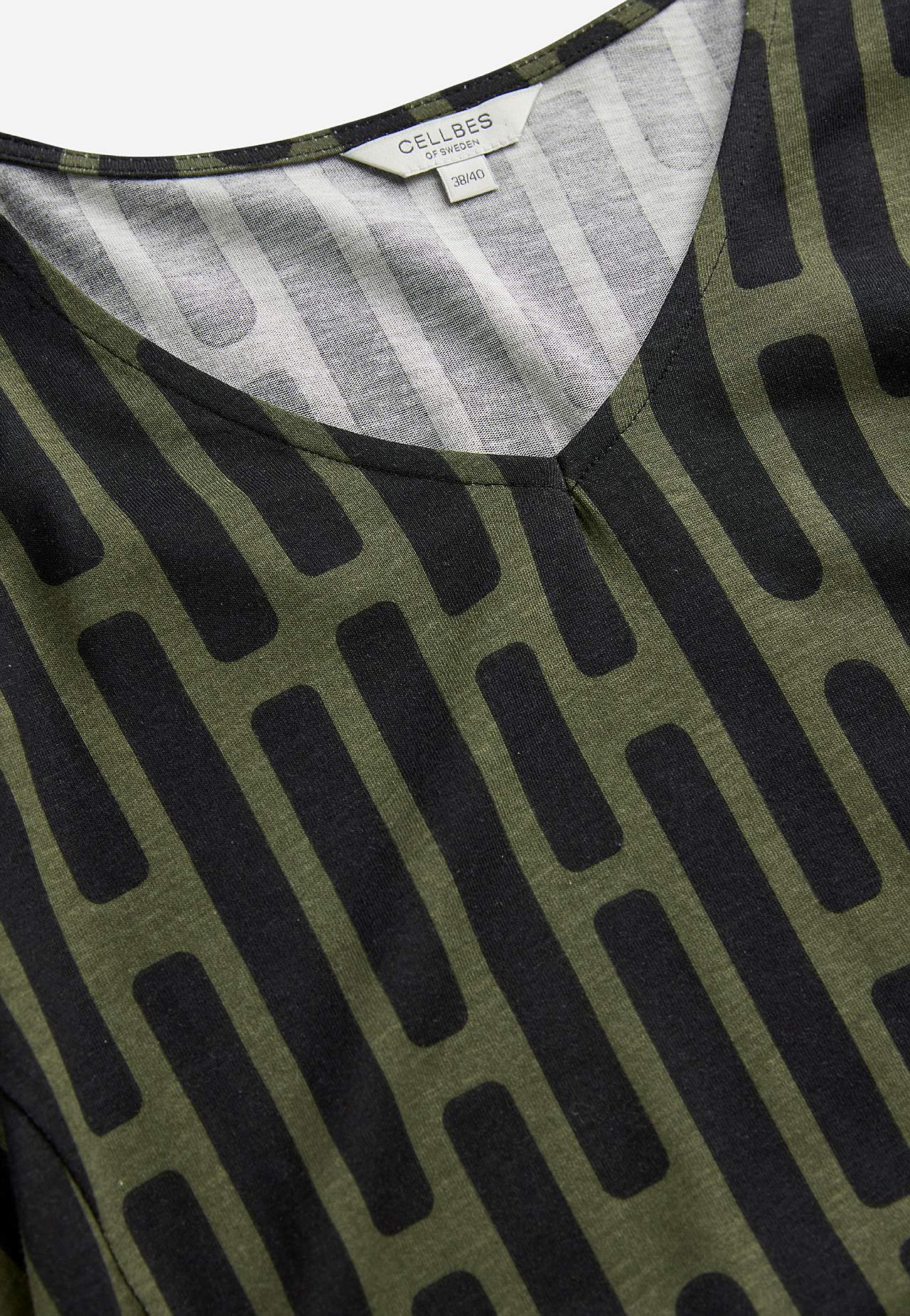 Patterned jersey tuniq