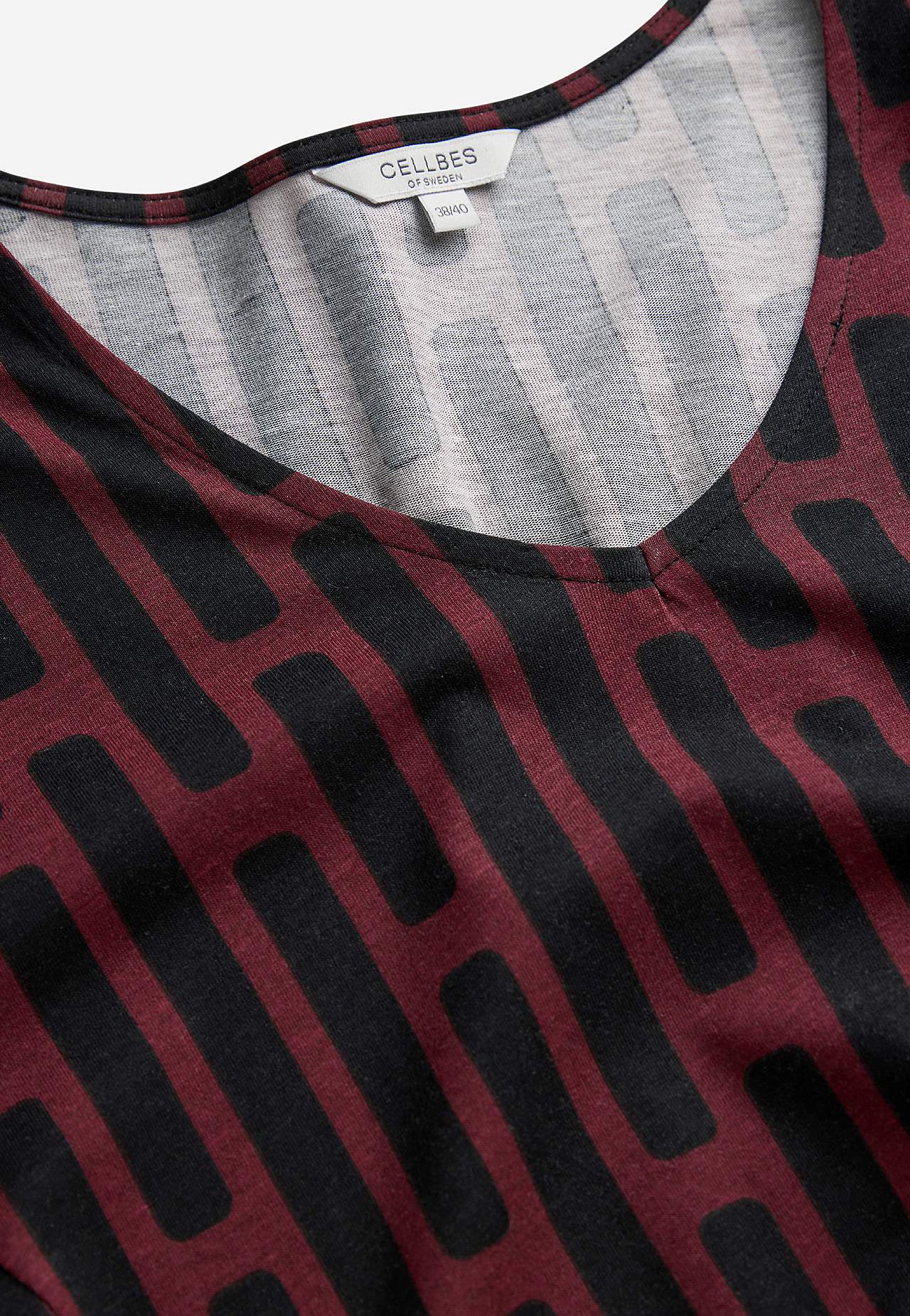 Patterned jersey tuniq