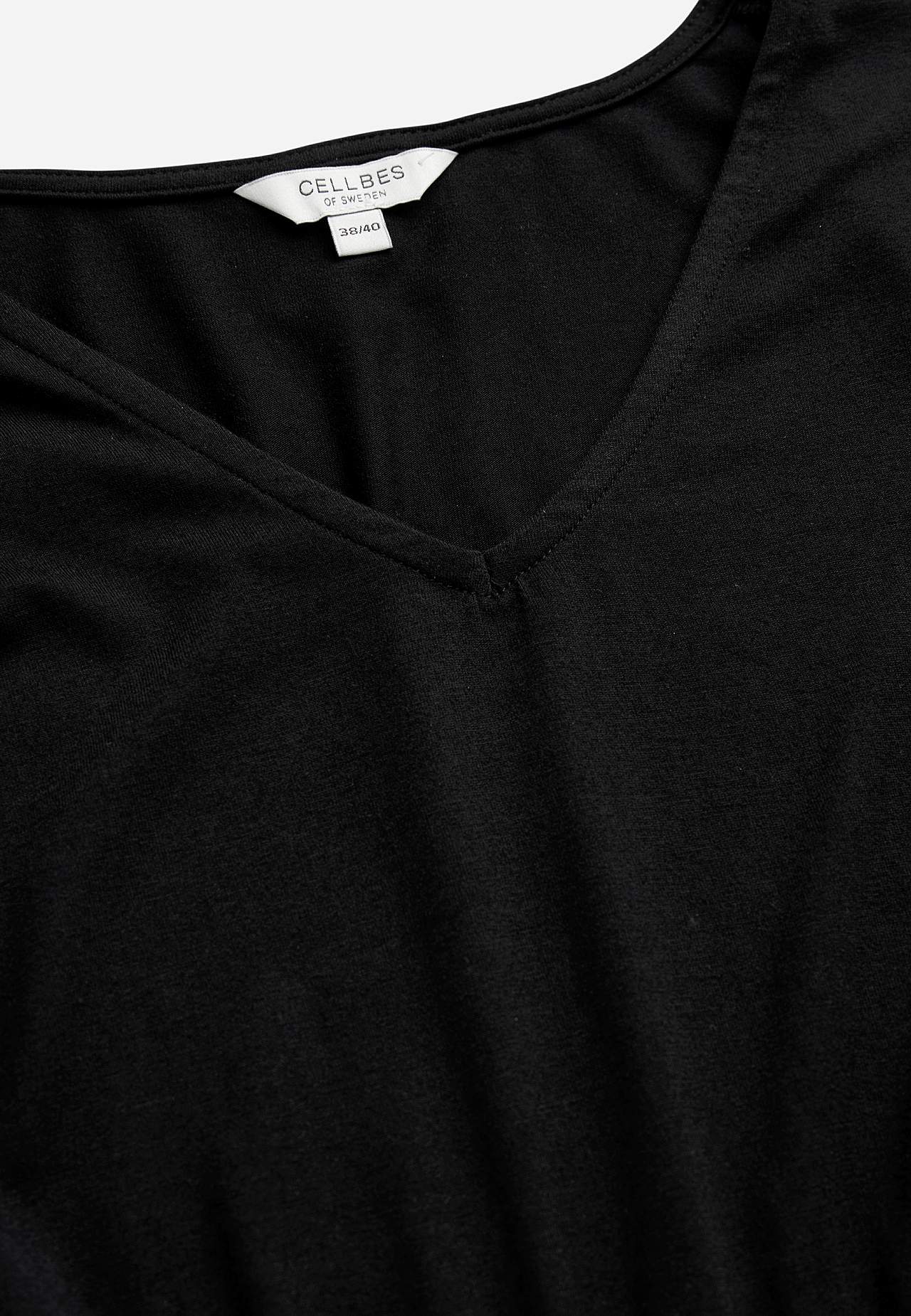 Jersey top with 3/4 sleeve