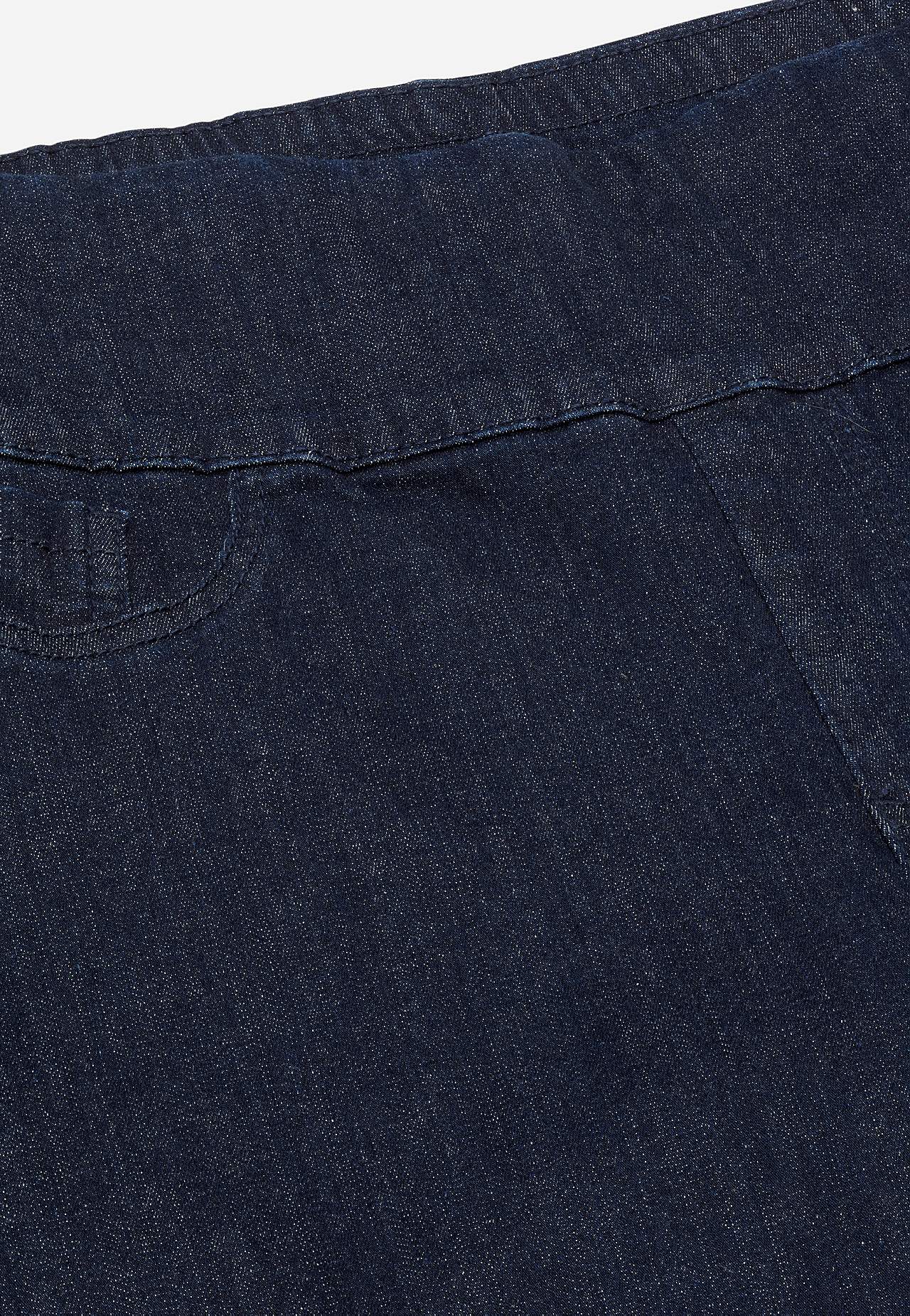 Jeans with high elasticized waist