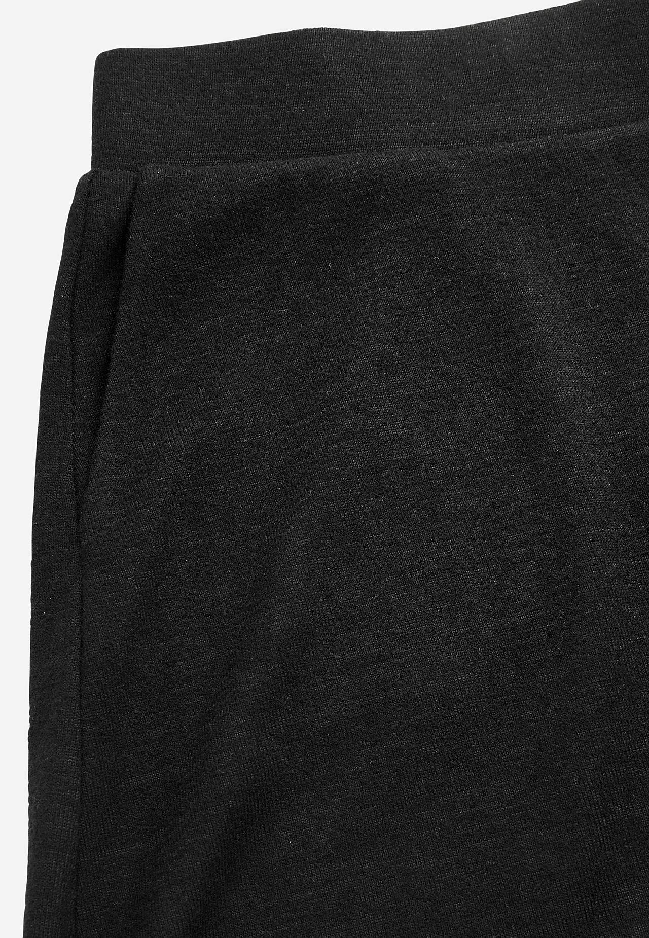 Flared jersey skirt with pockets