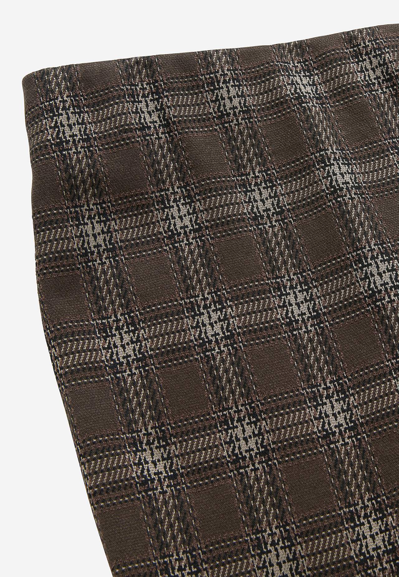 Jacquard patterned leggings
