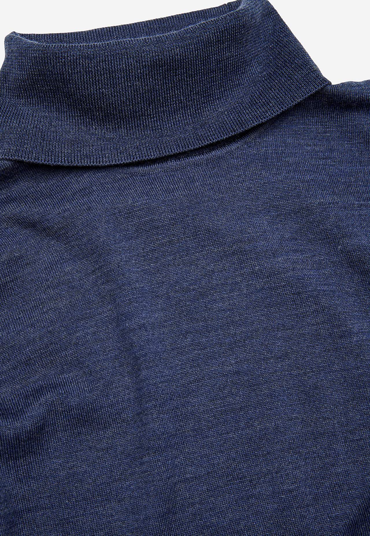 Roll-neck Premium in merino wool