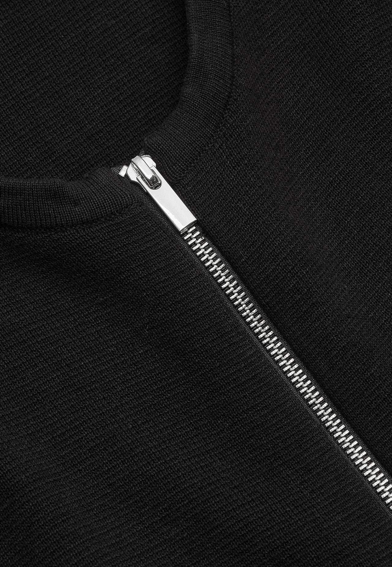 Cardigan with zip