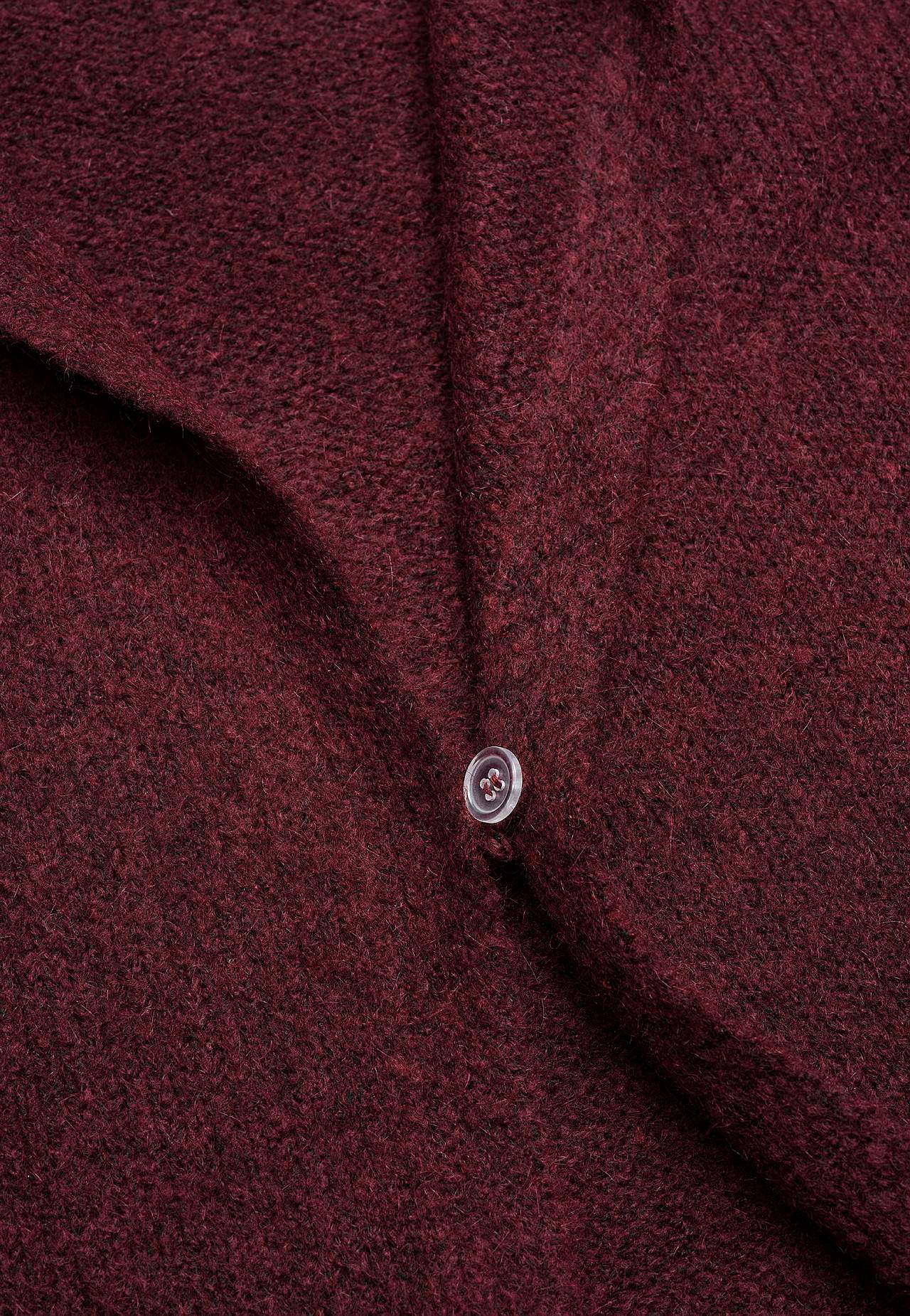 Knitted, long cardigan