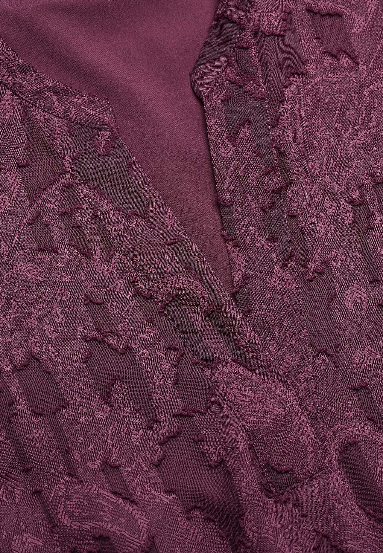 Jacquard-weave, sheer dress