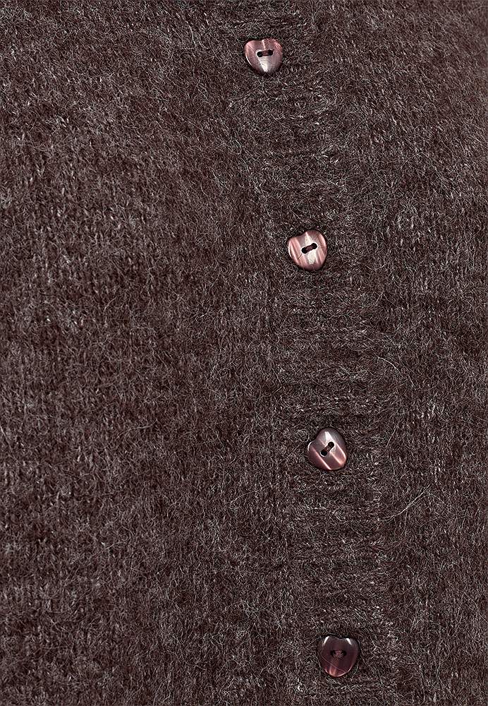Stickad, mjuk cardigan