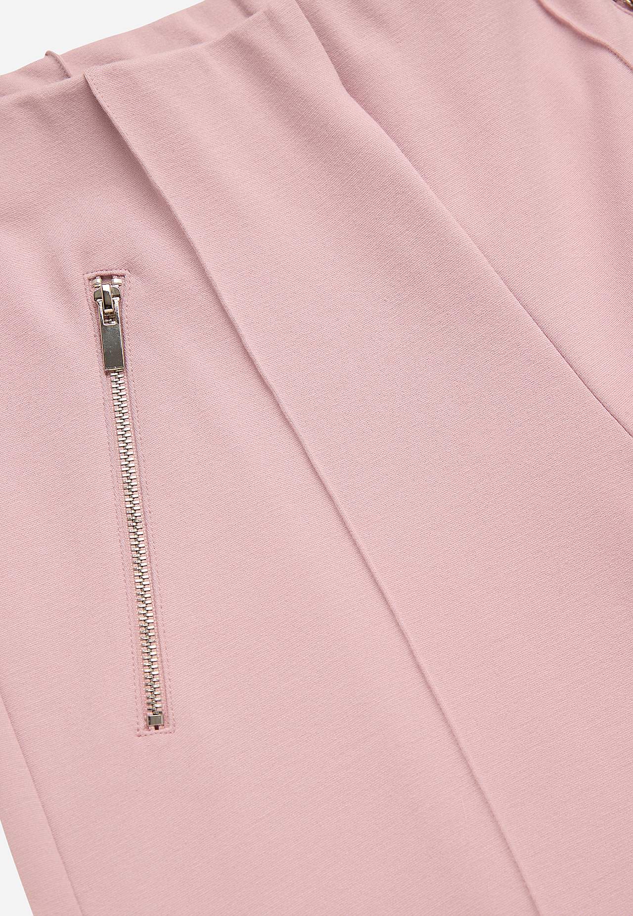 Wide trousers in Punto di Roma jersey Lisa