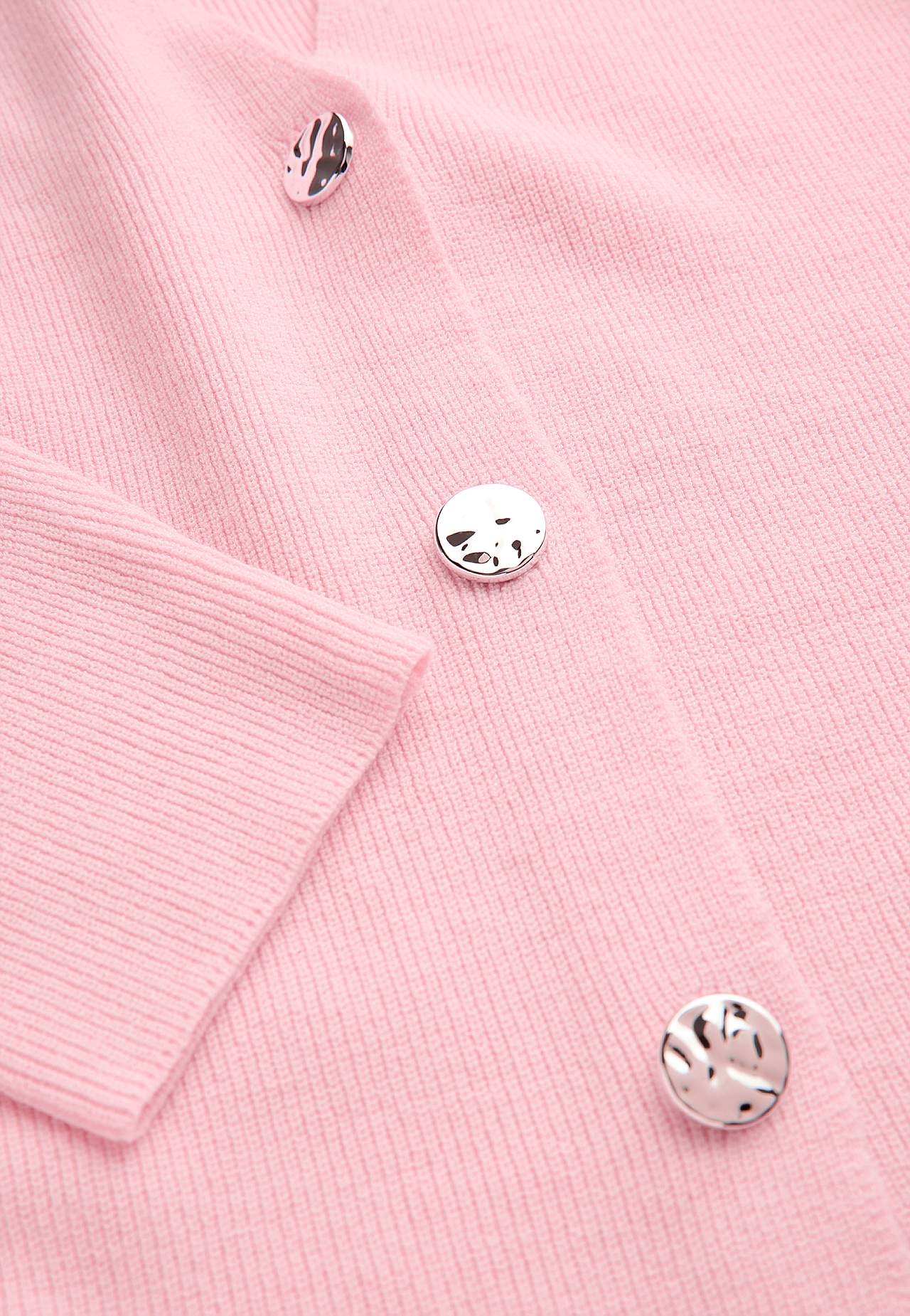 Fine-knitted cardigan