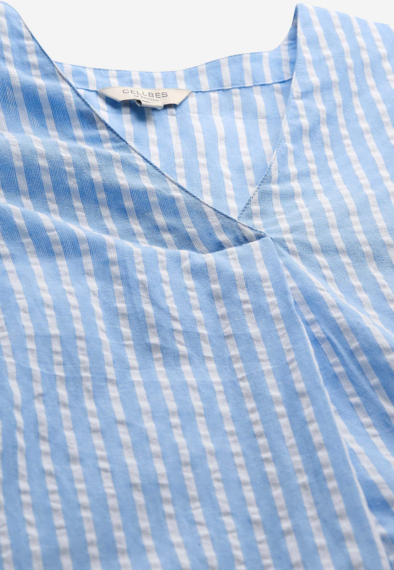 Blouse in seersucker