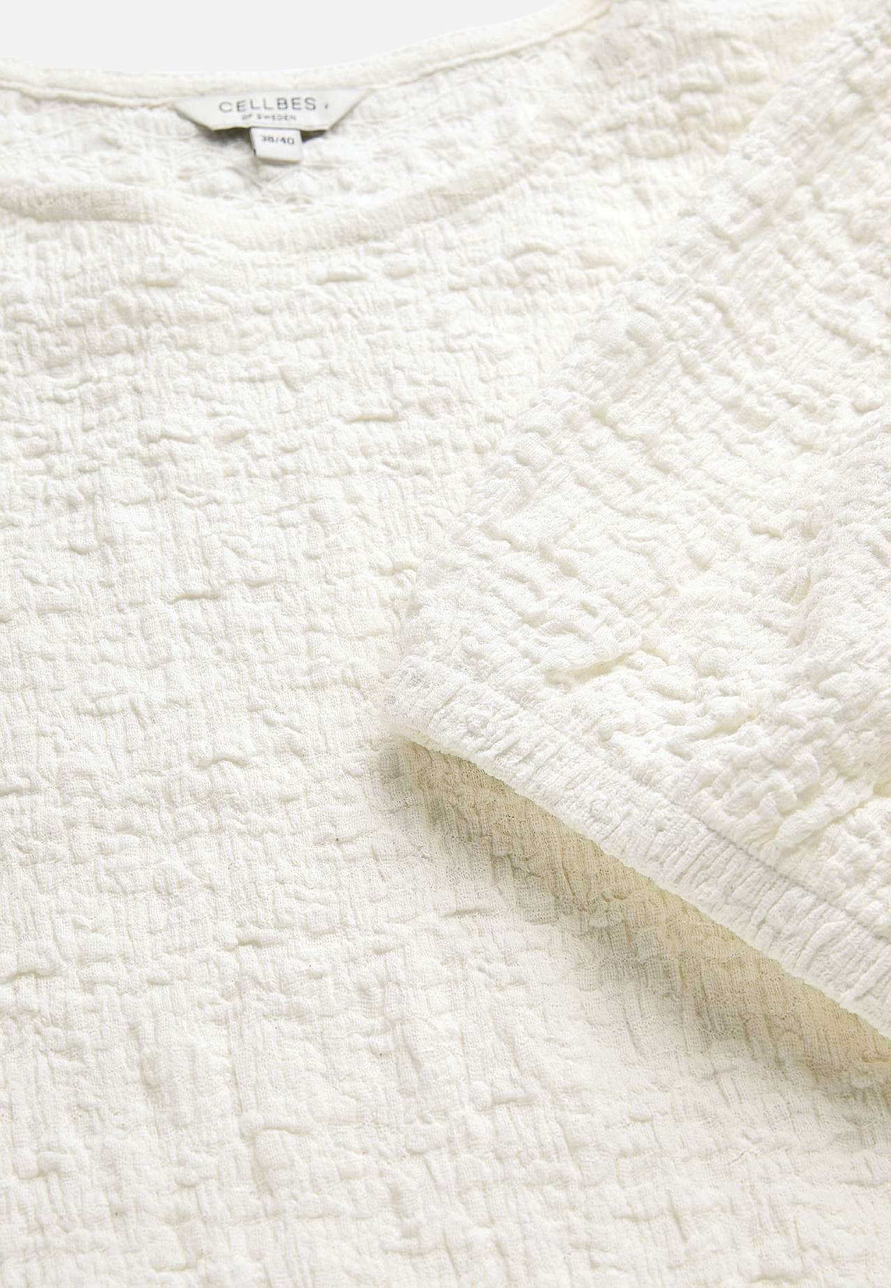 Jersey top with structure