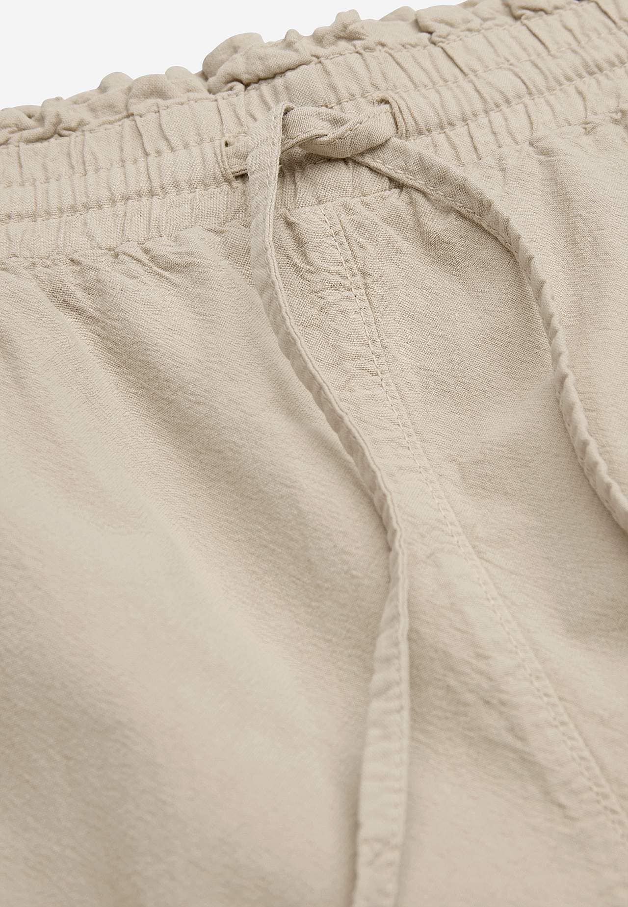 Shorts in washed cotton