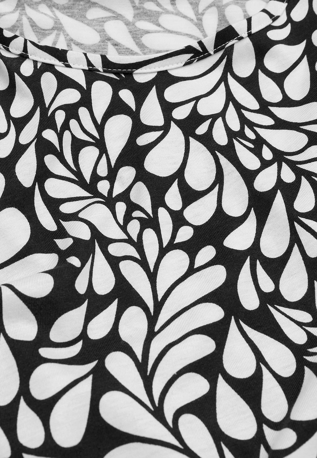 Jersey dress with flounce