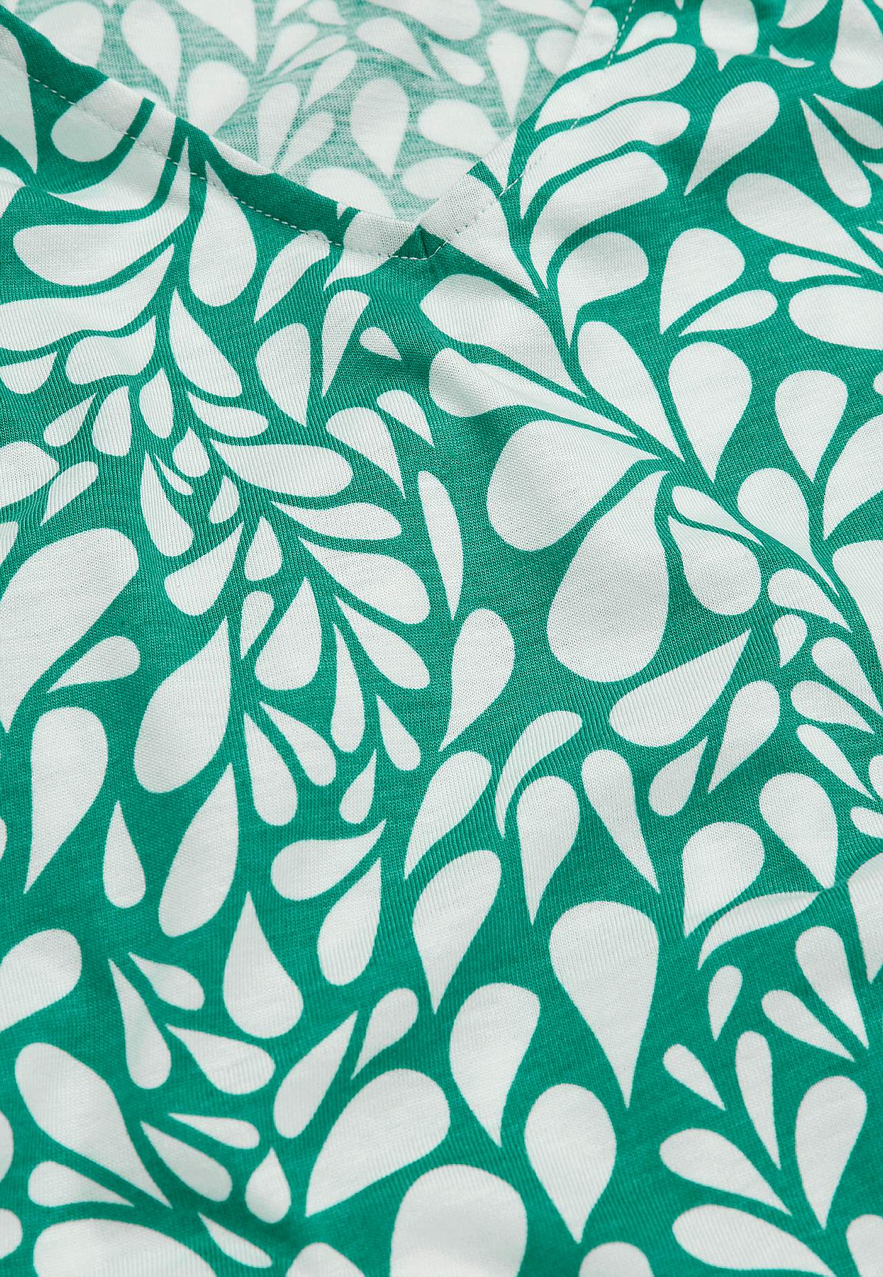 Jersey top with short sleeves