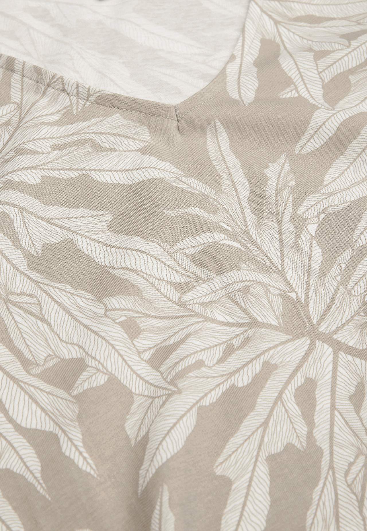 Tunic top in organic cotton with pockets