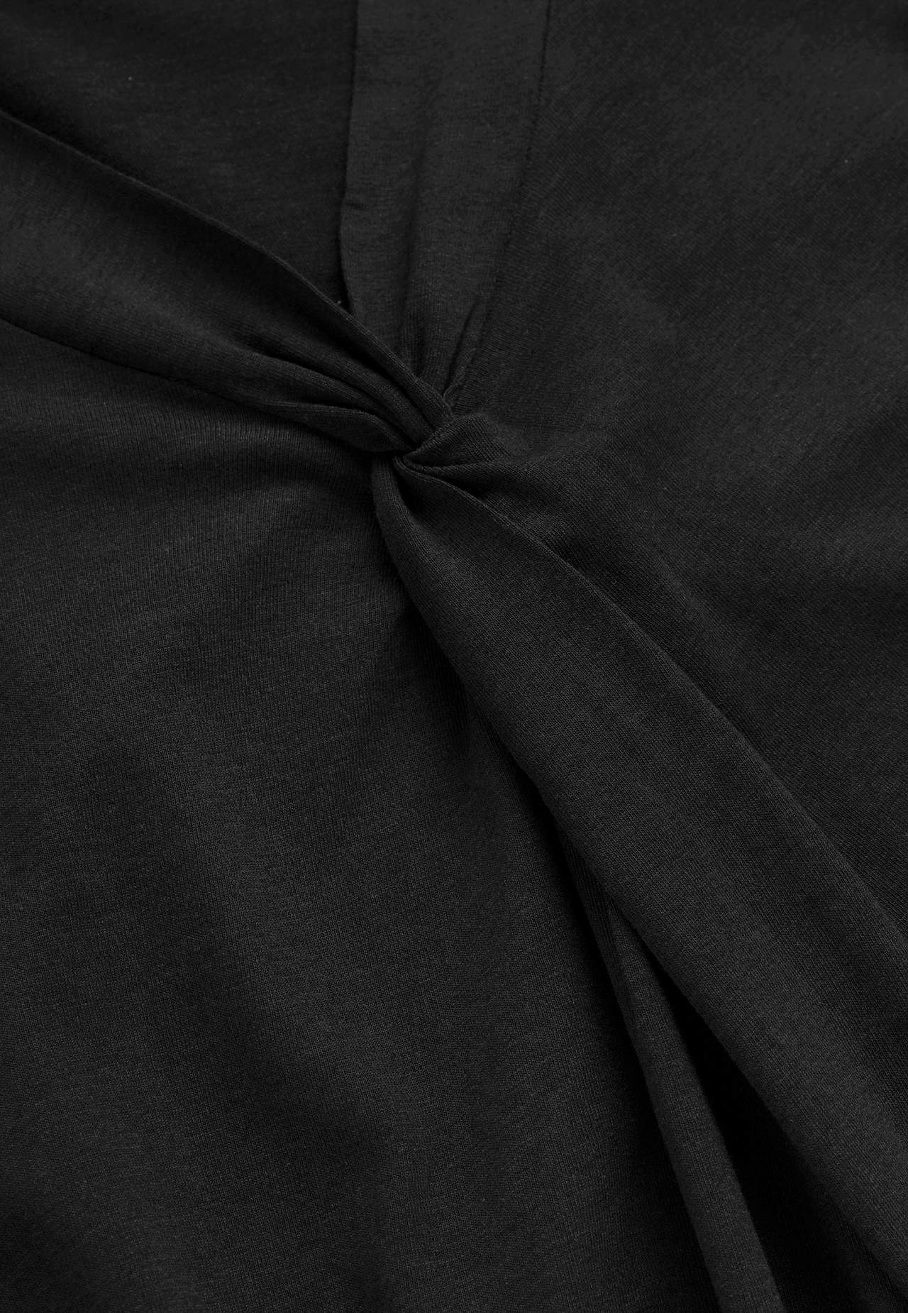 Eenkleurige jersey tuniek