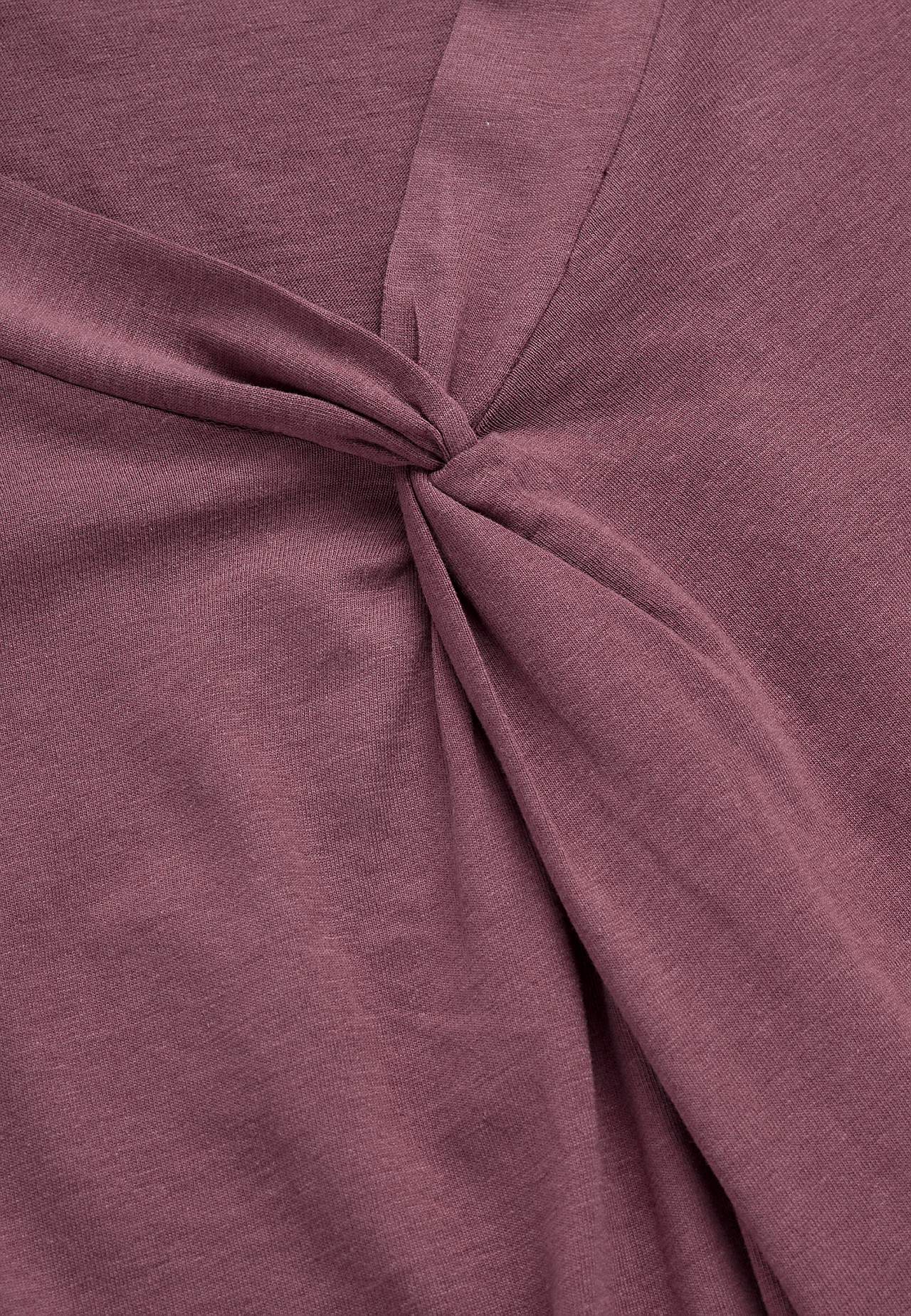 Eenkleurige jersey tuniek