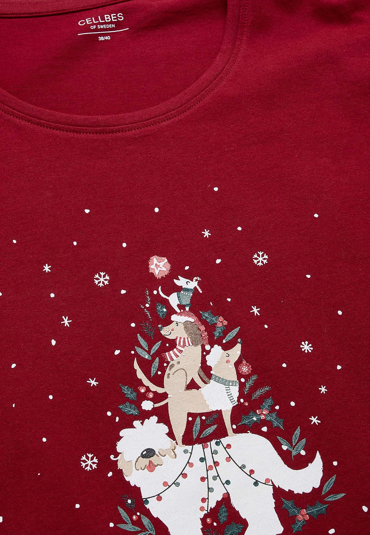 Kurzärmliges Trikot-Nachthemd