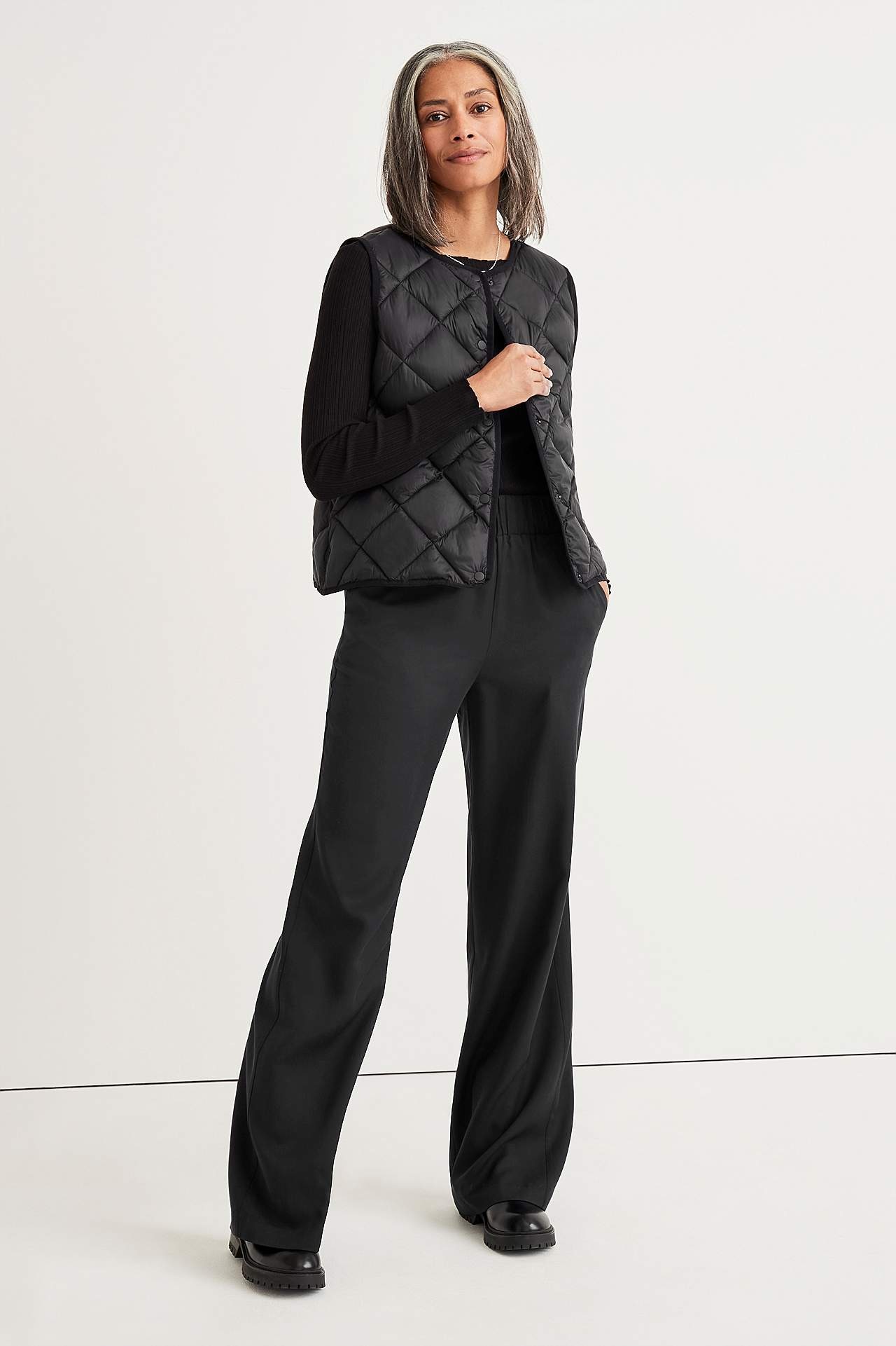 Quilted lightweight vest Birdy