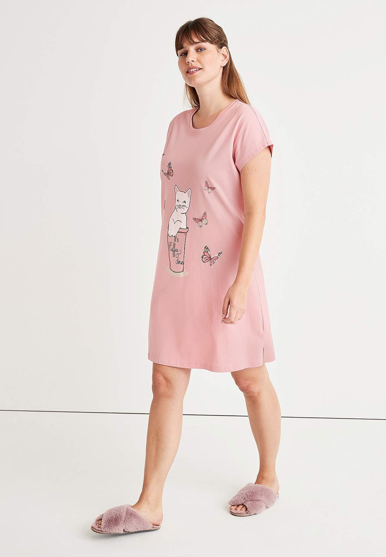 Nightdress in cotton Berit 2-pack