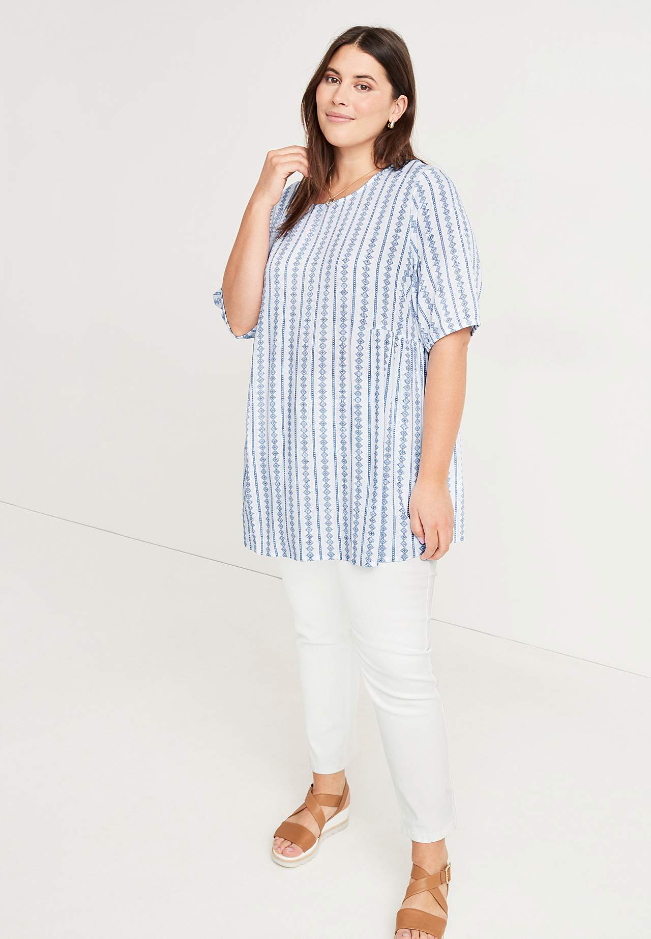 Crepe tunic Mia