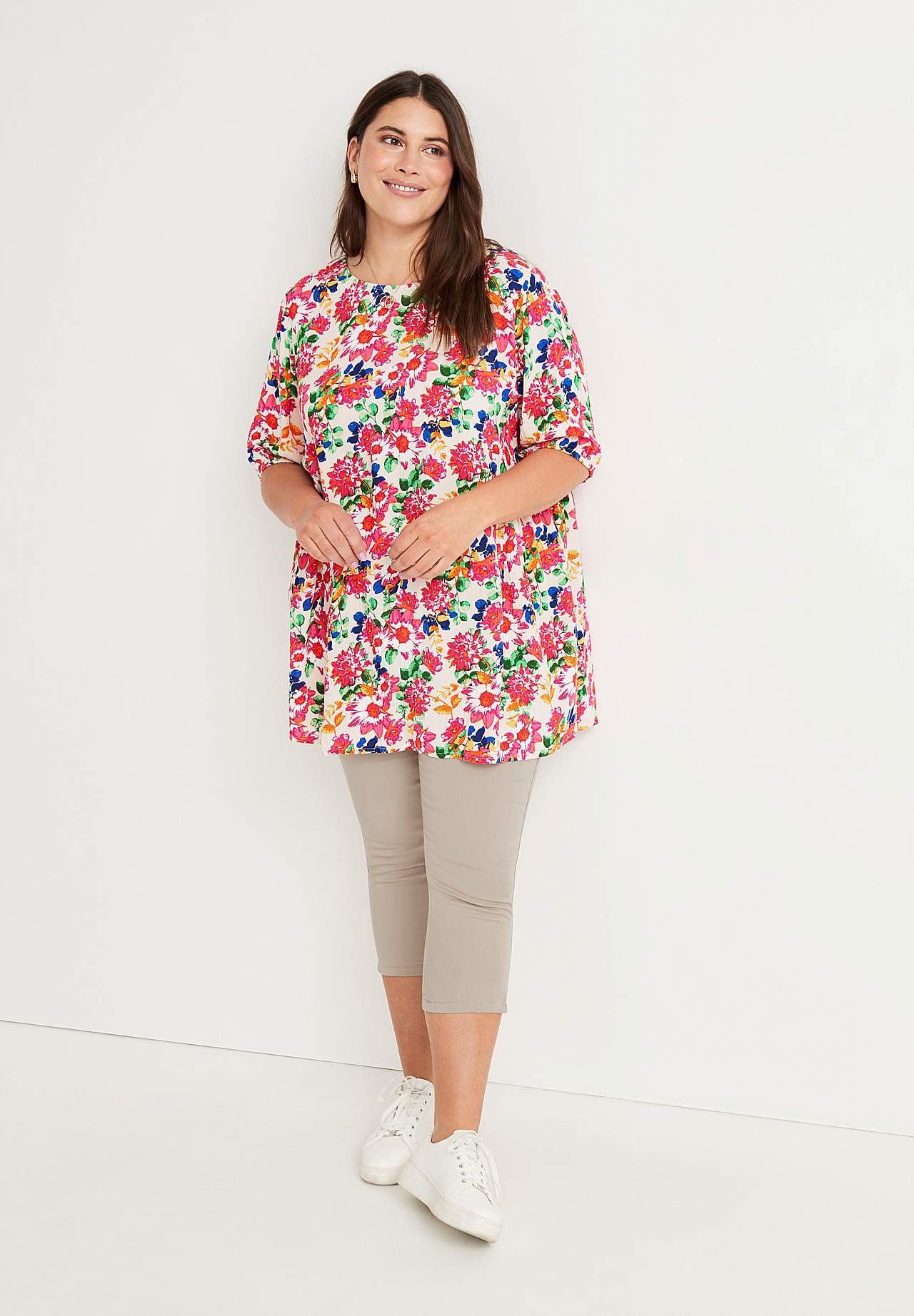 Crepe tunic